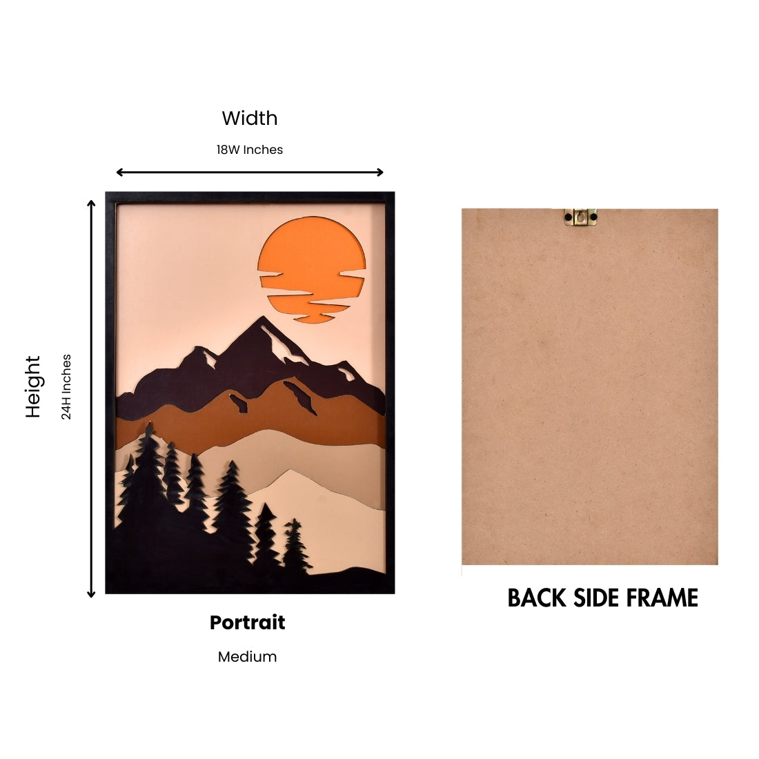 3D Router Cut Landscape Art