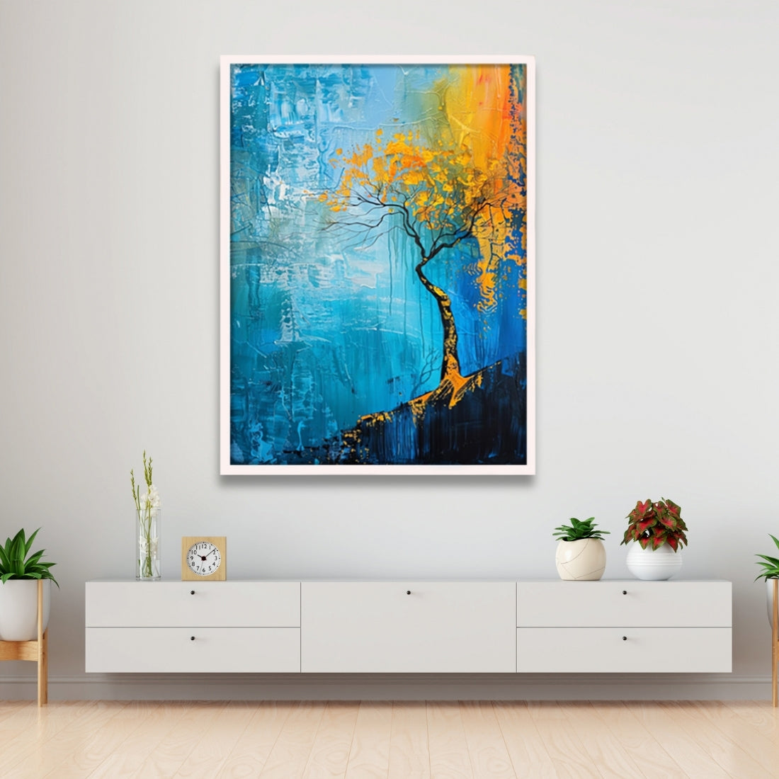 Beautiful Yellow Tree Art