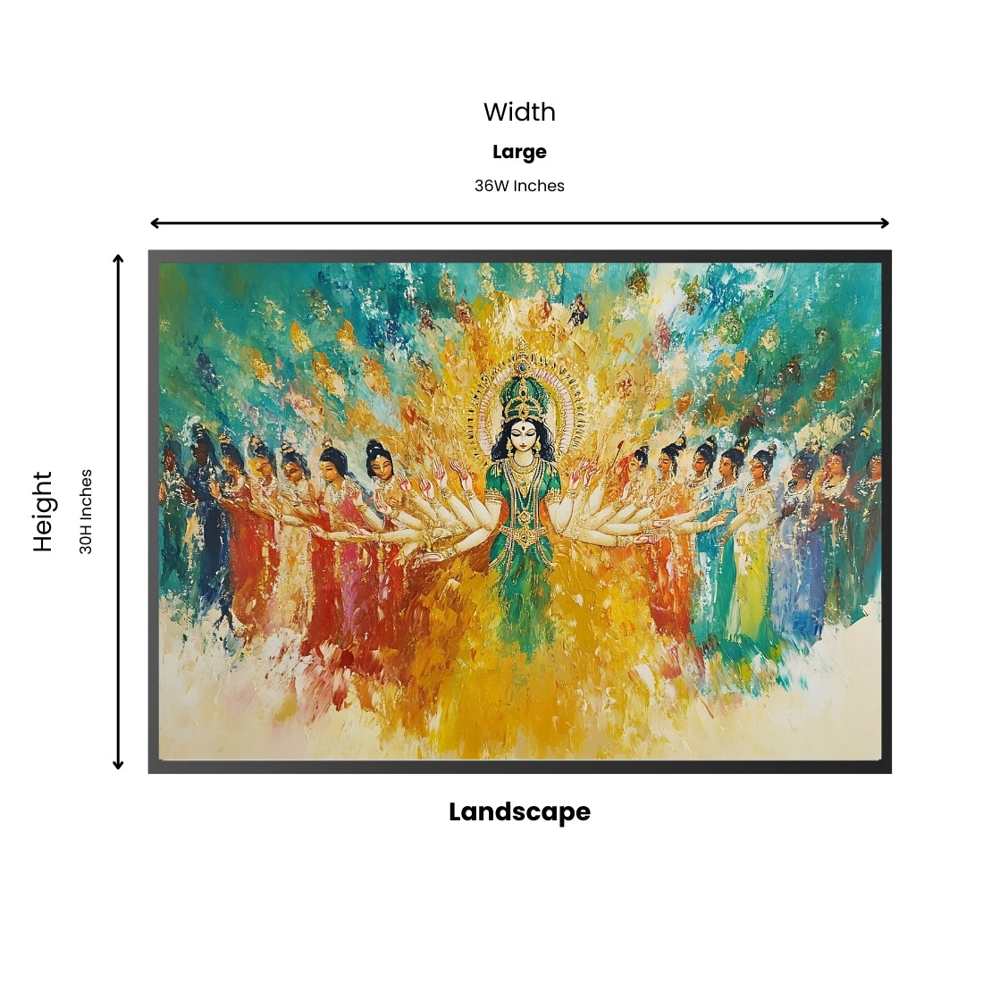 Abstract Goddess Art