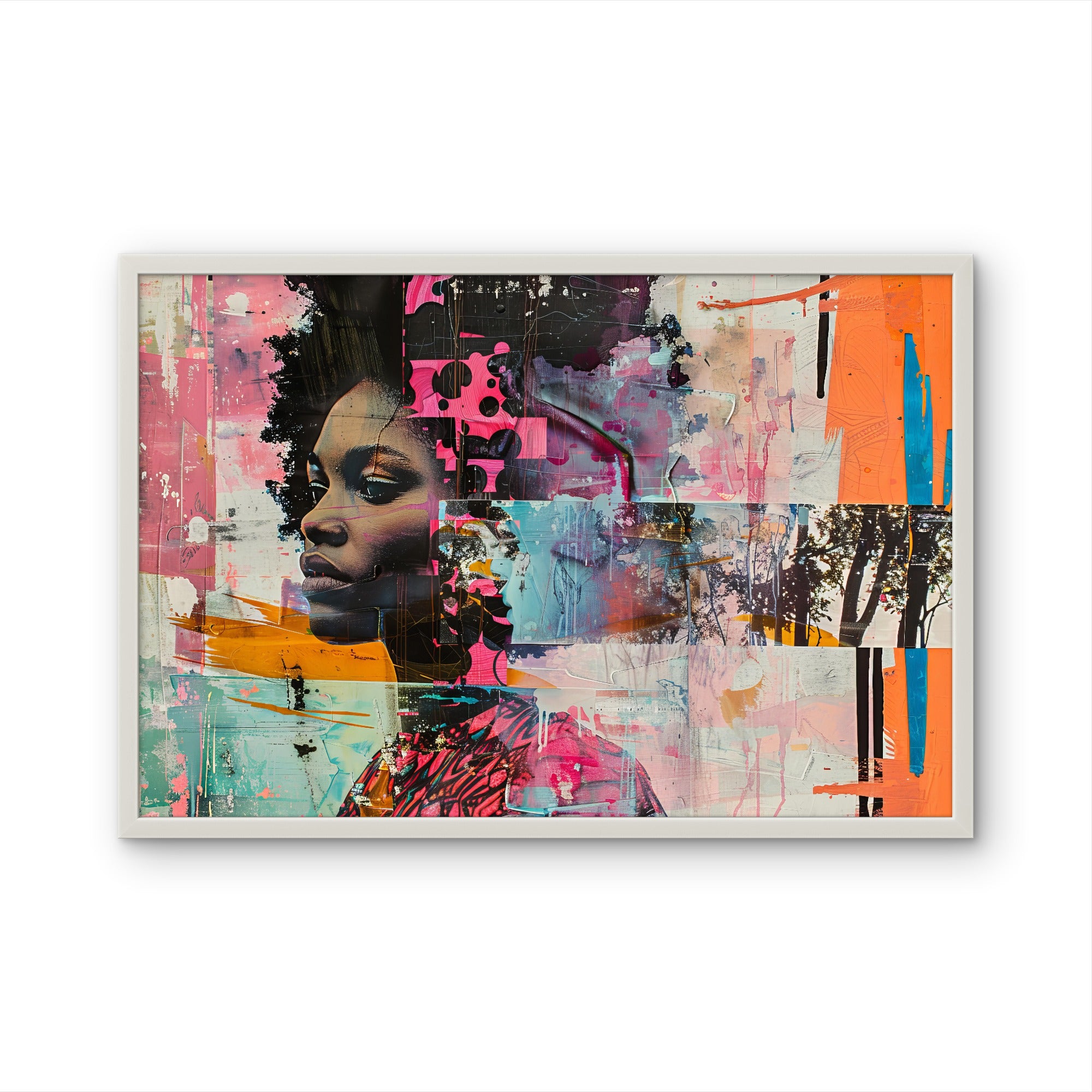 Black Girl Abstract Art