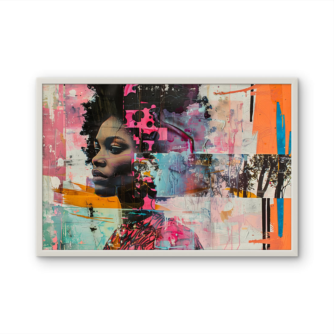 Black Girl Abstract Art