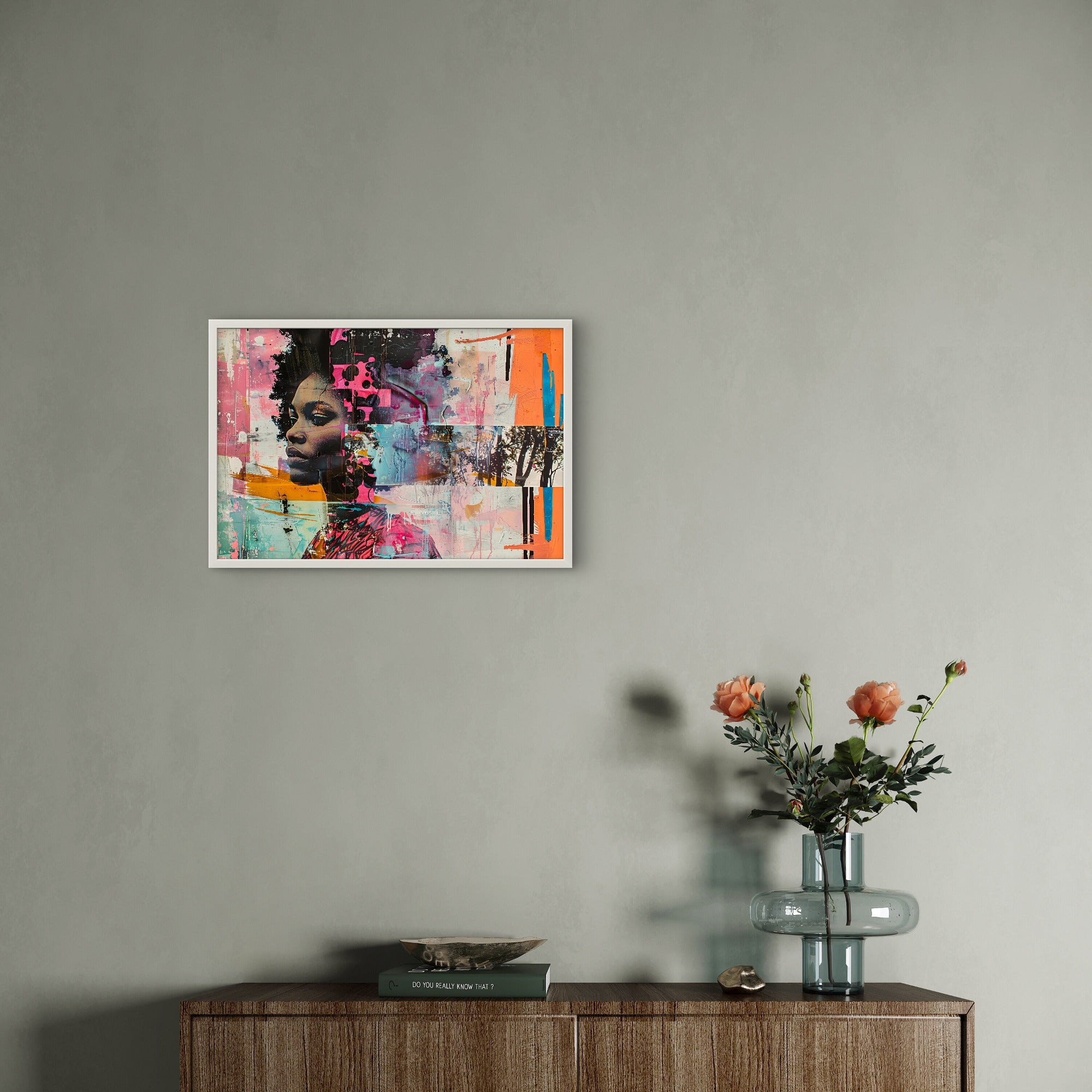 Black Girl Abstract Art