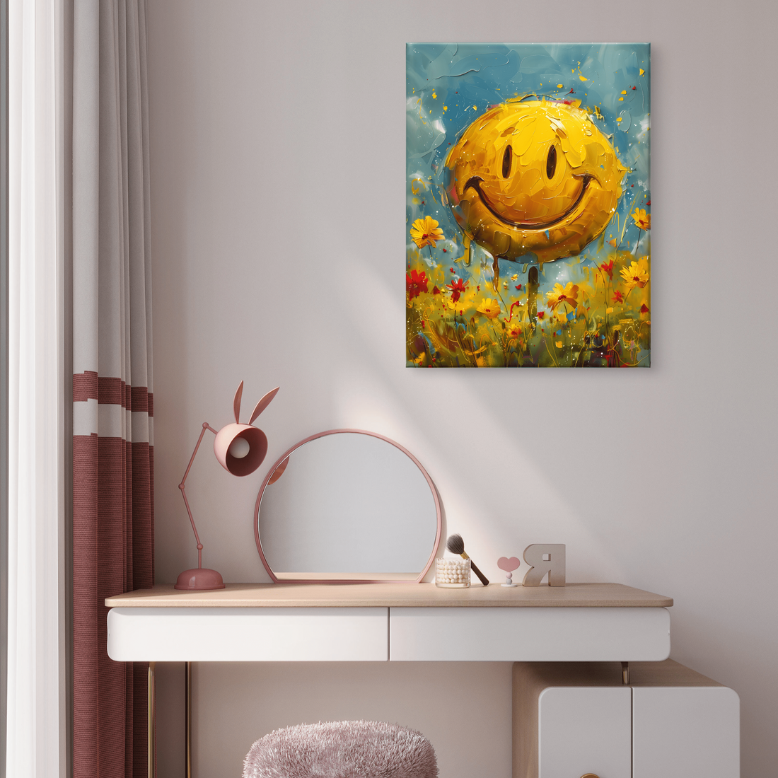 Smiley Flower - Frugal Carts