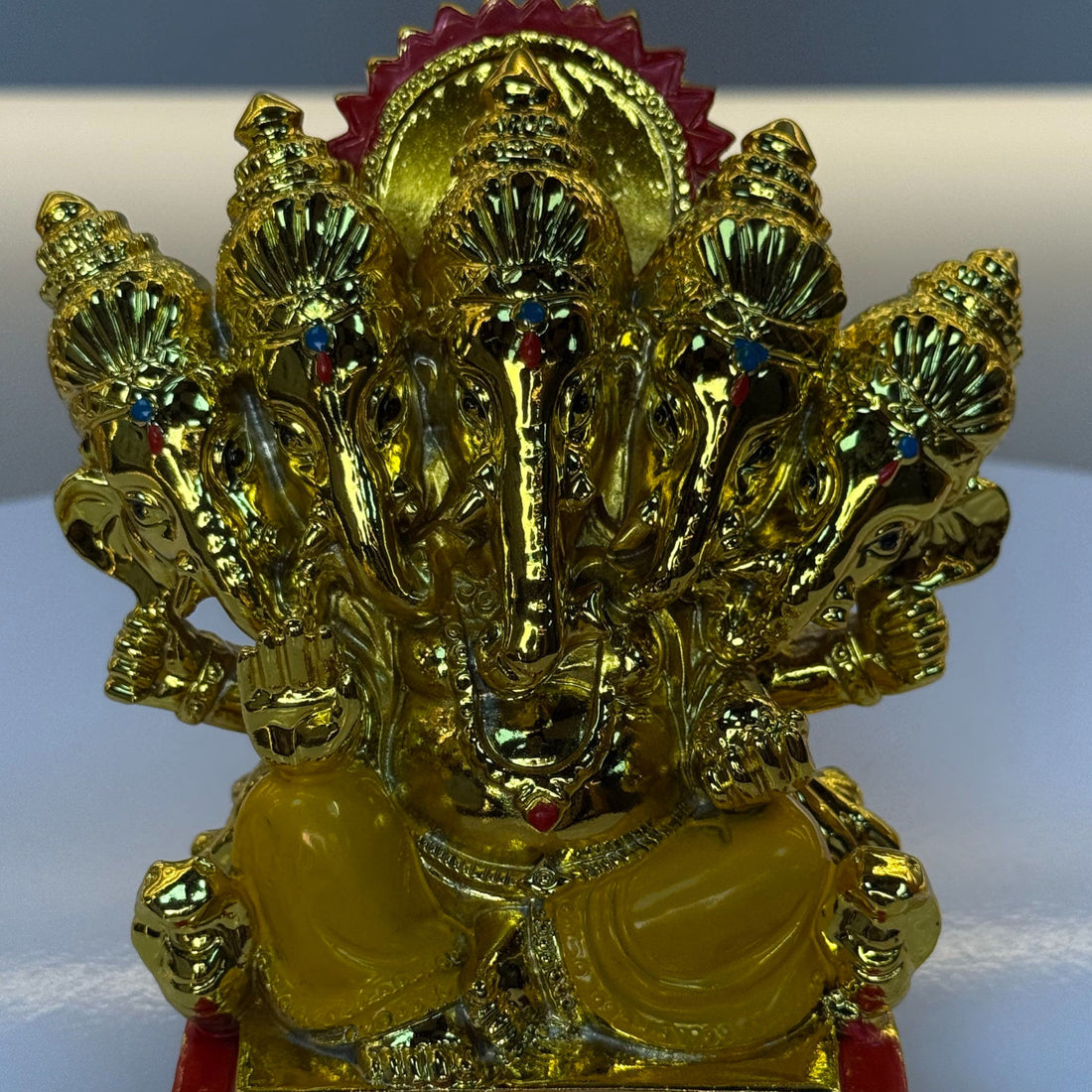Golden  Panch Mukhi Ganesha