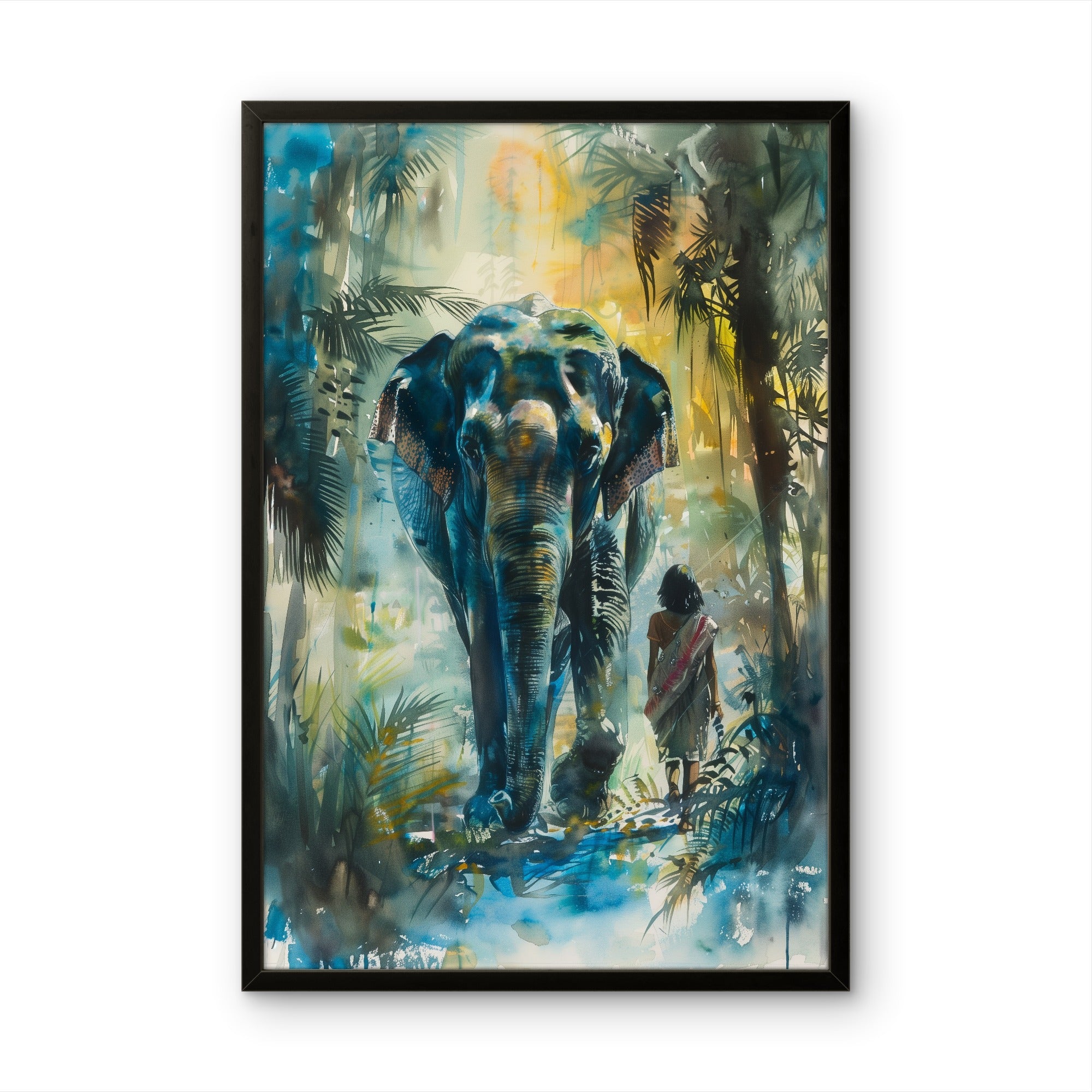 Elephant with a Man - Frugal Carts