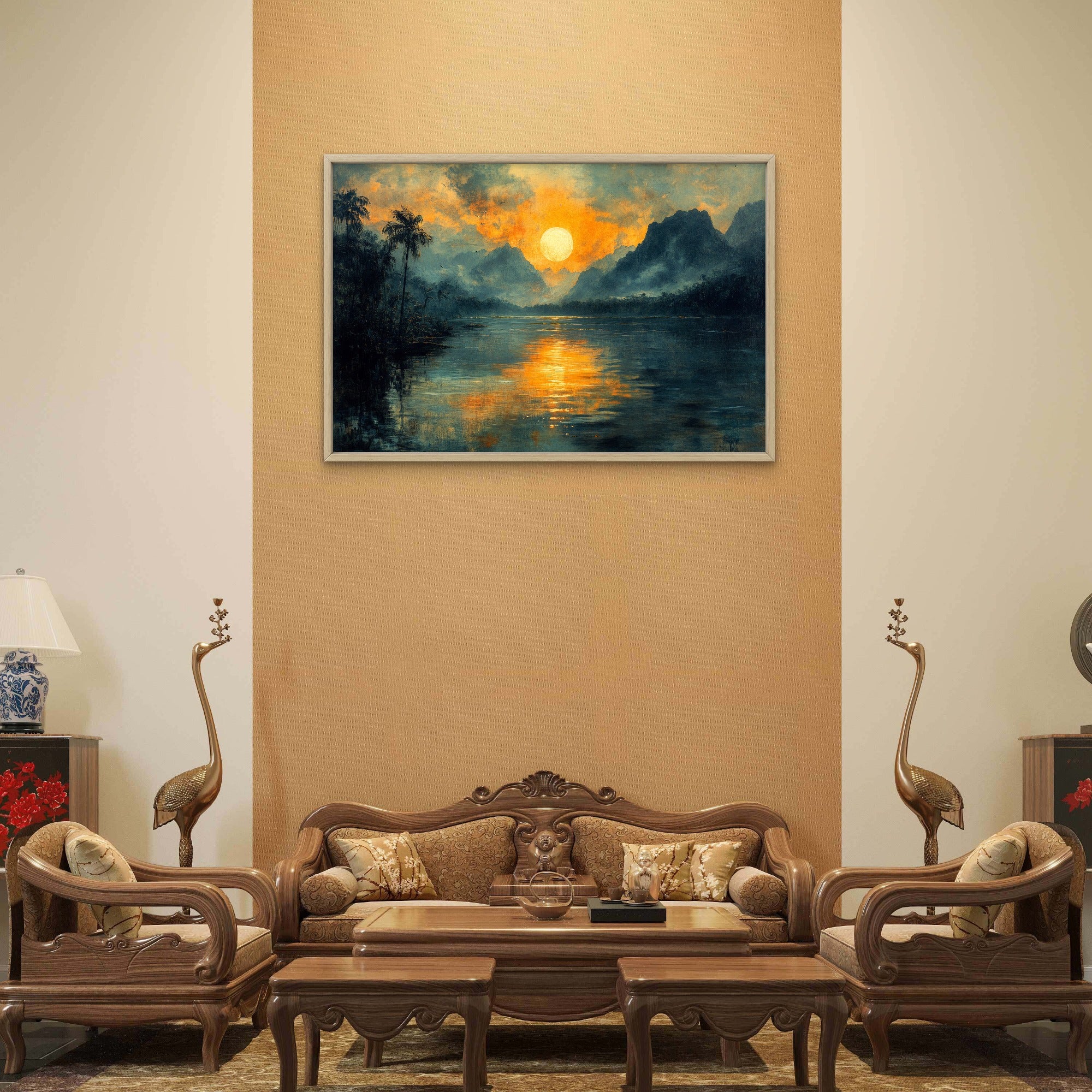 Sun Rise in the Mountains