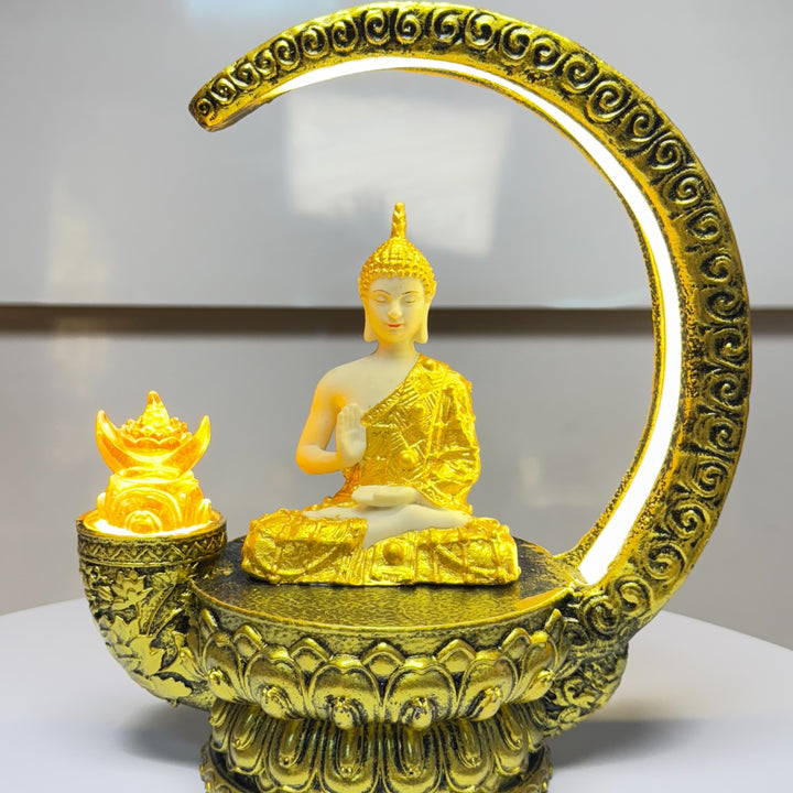 Aura Golden Glow Buddha Lamp