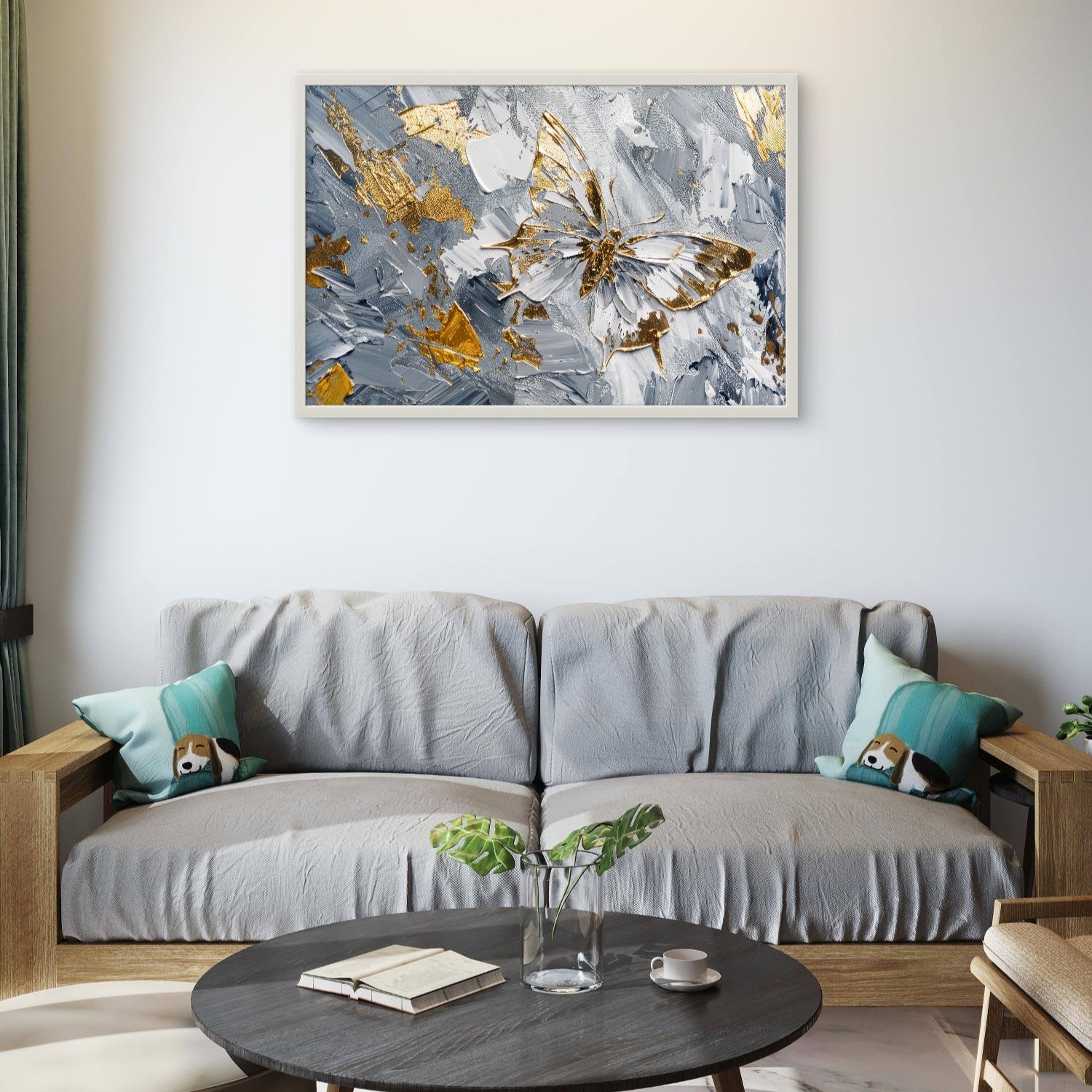 Golden Plated Butterfly - Frugal Carts