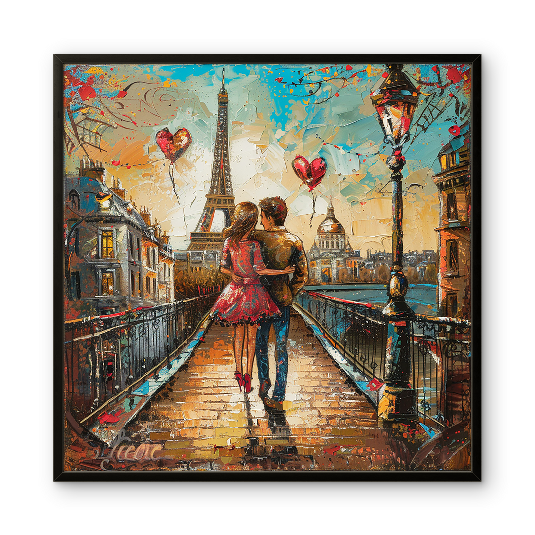 Love in Paris Art Square