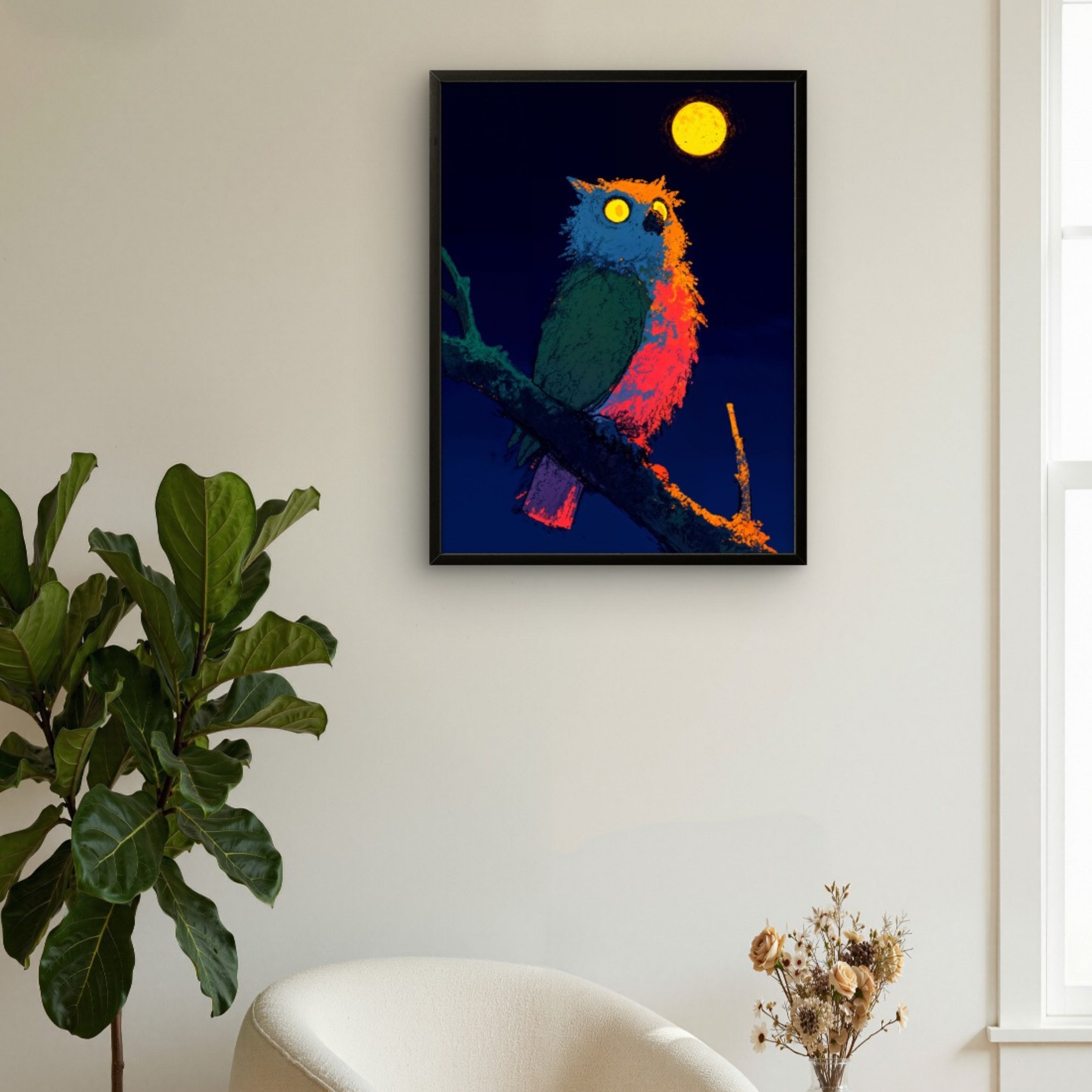 Midnight Owl Canvas