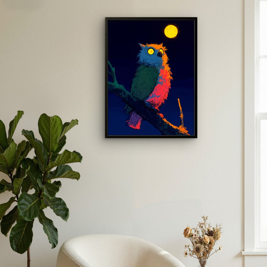 Midnight Owl Canvas