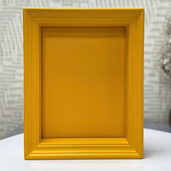 Bright Yellow 3D Photo Frame