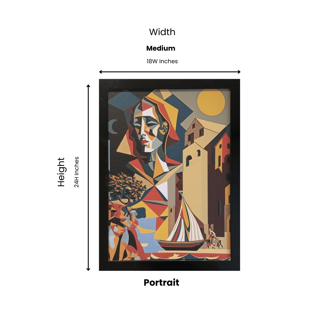 Modern Art of a Lady