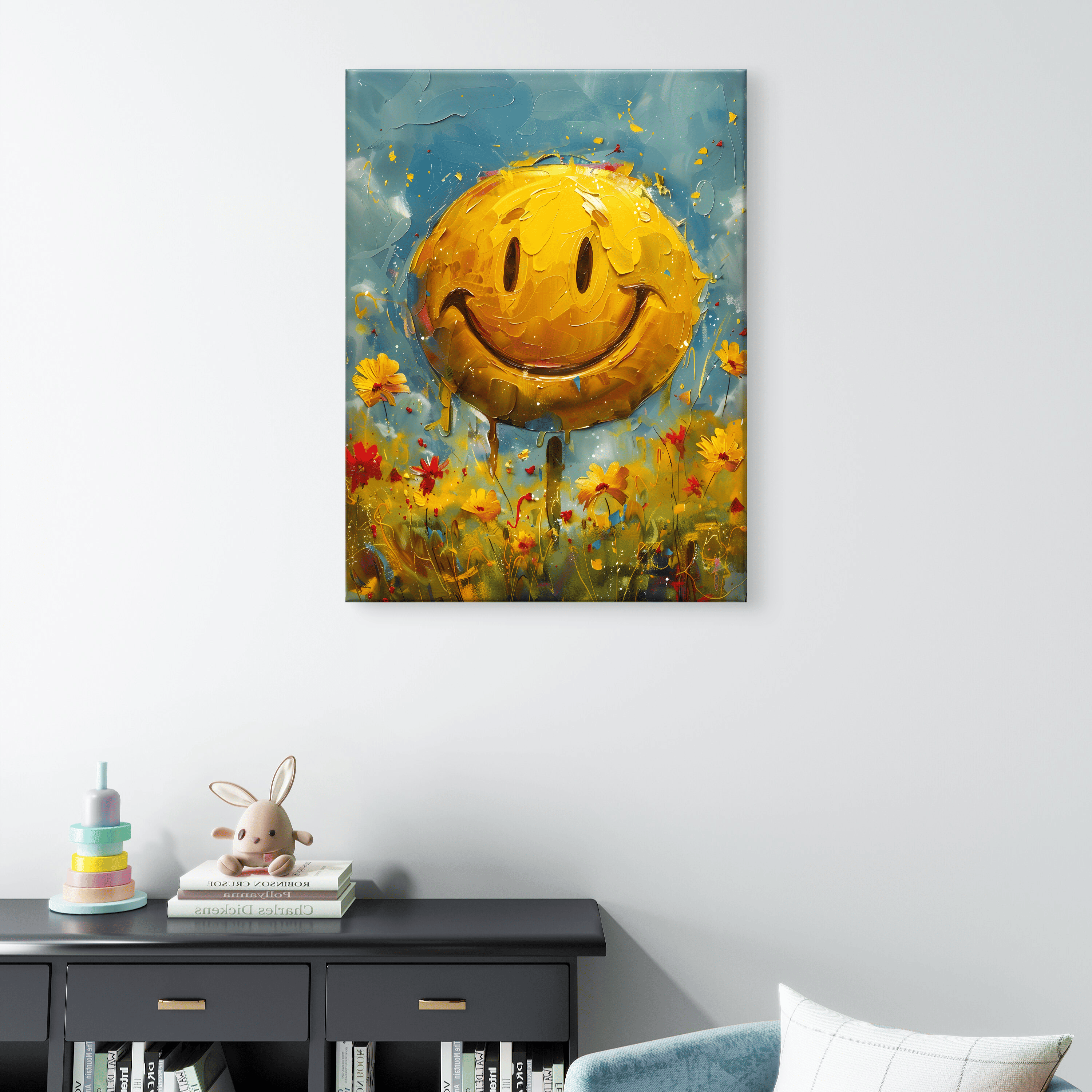 Smiley Flower - Frugal Carts