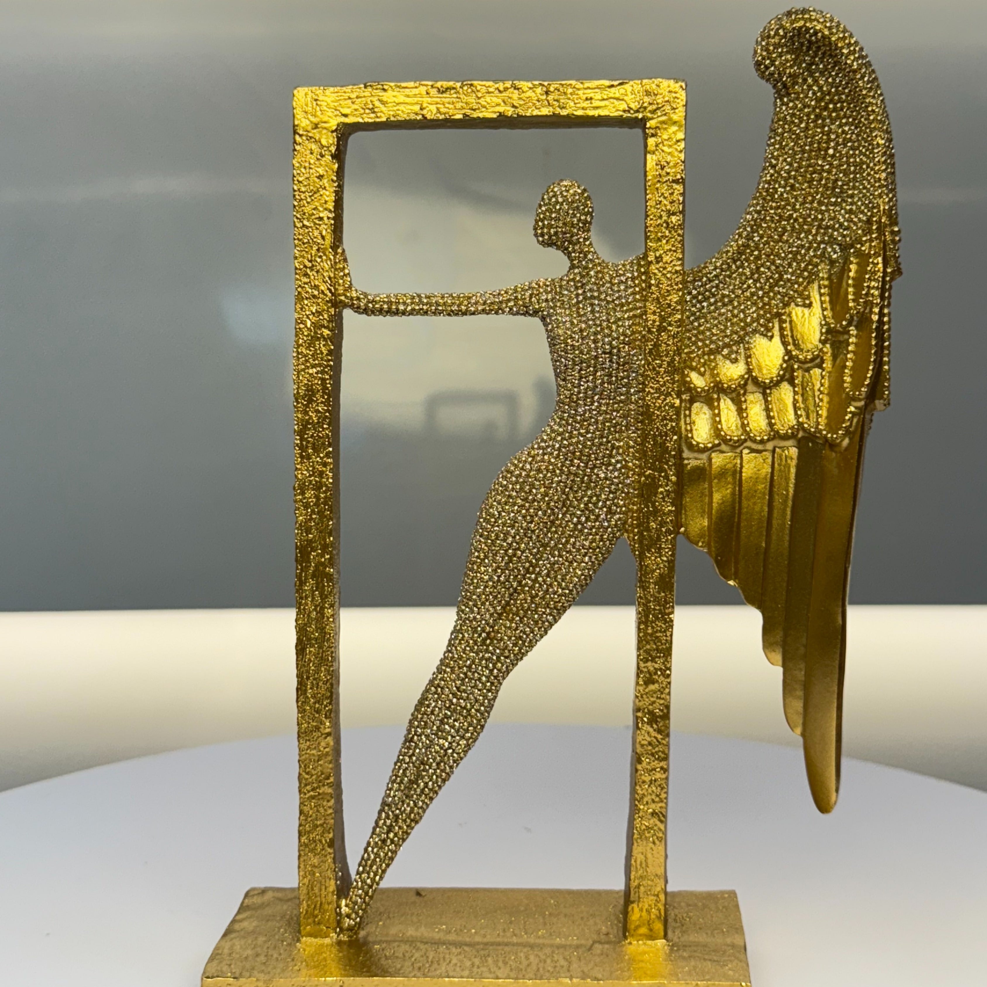 Golden Fairy Girl with Golden Wing