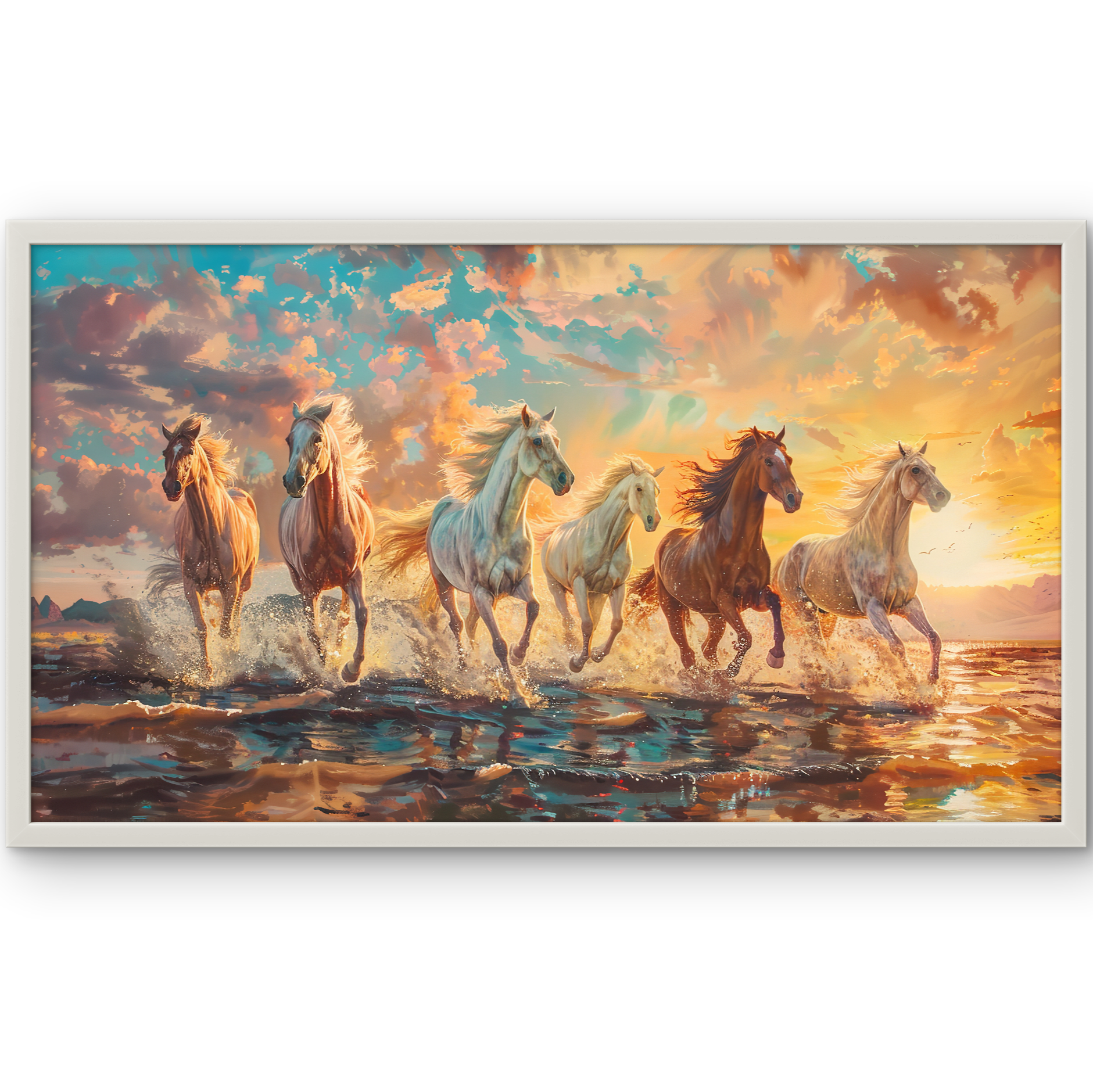 Success Symbol Running Horses