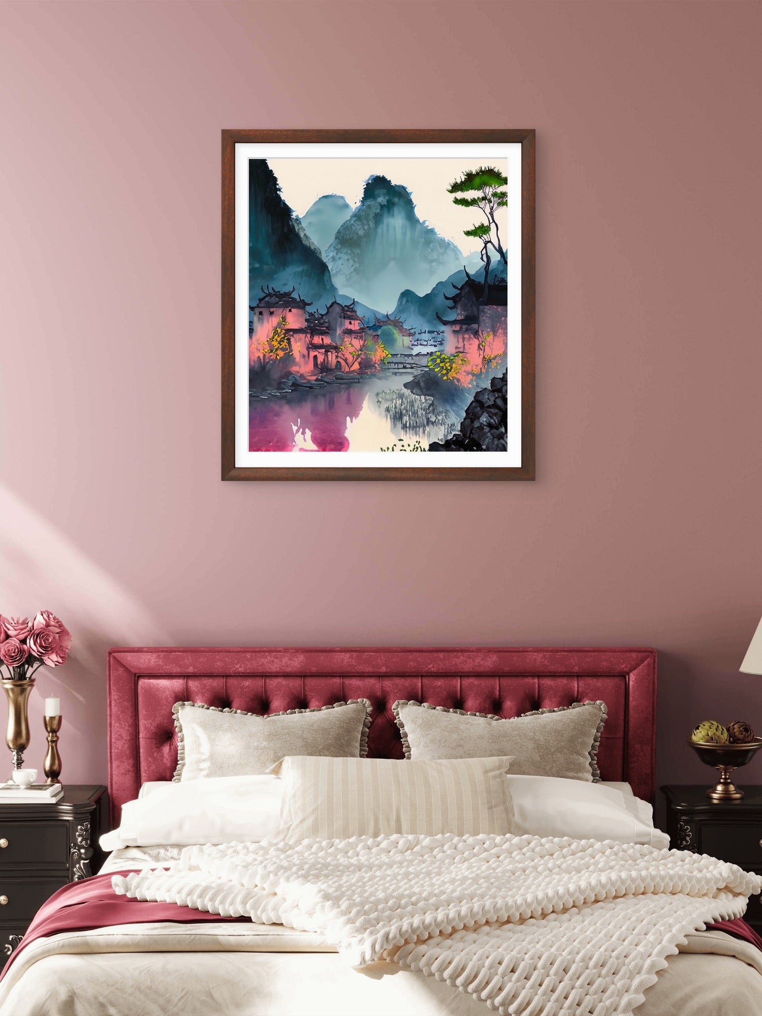 Japanese Landscape Square