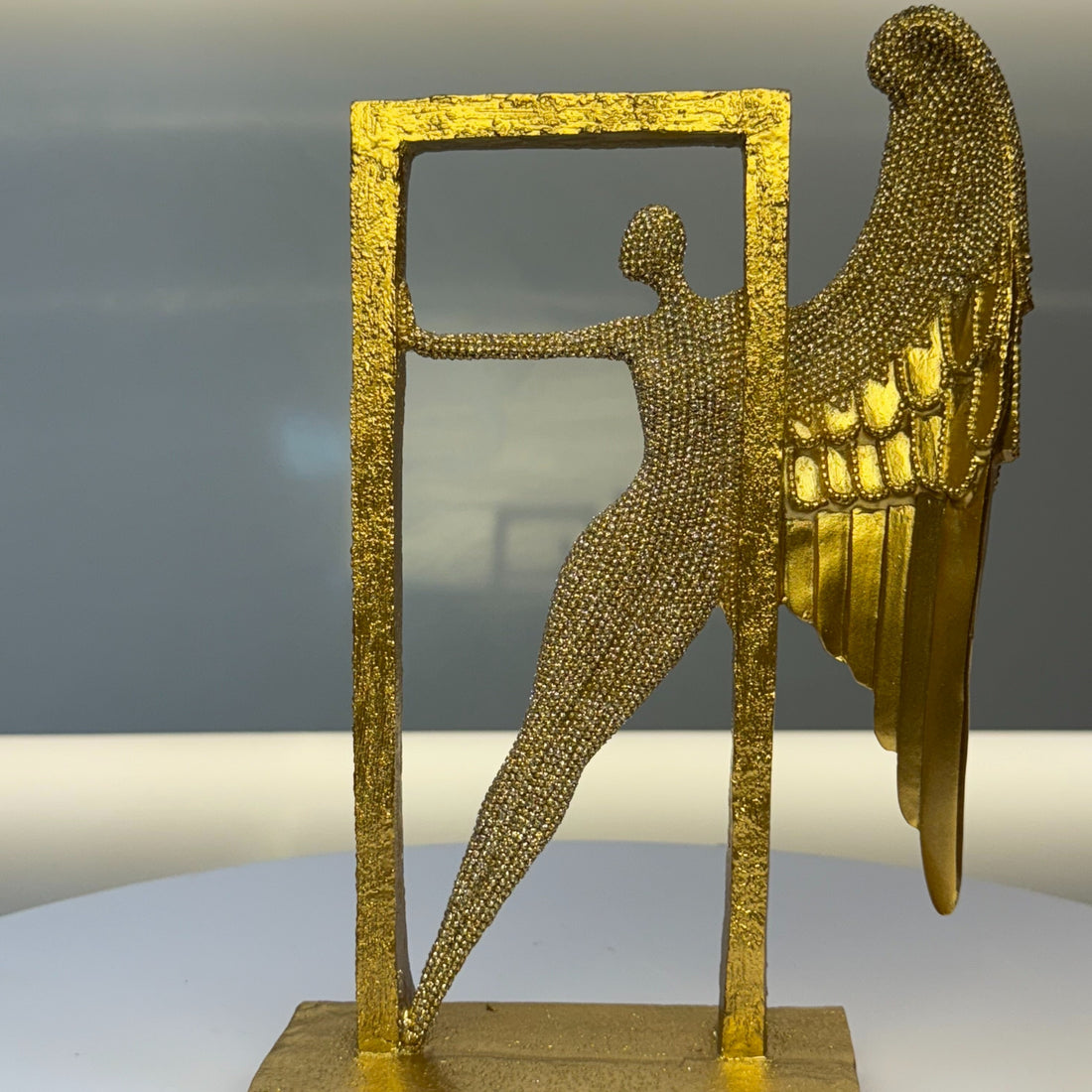 Golden Fairy Girl with Golden Wing