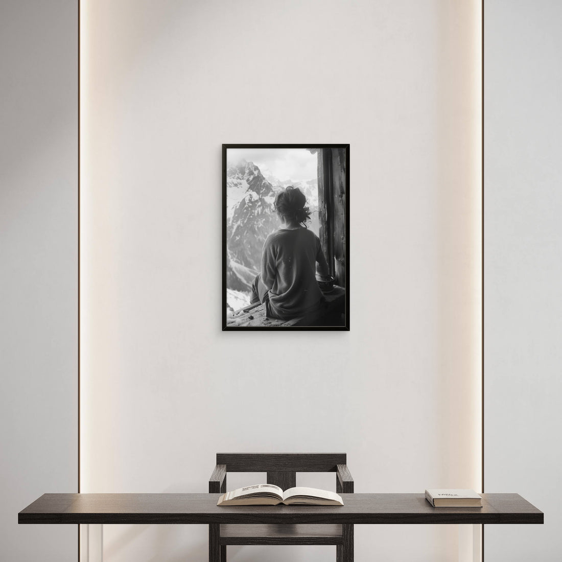 Silent Gaze in Mountains