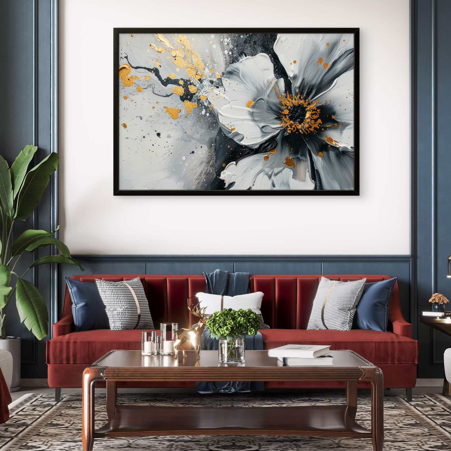 White Flower Abstract