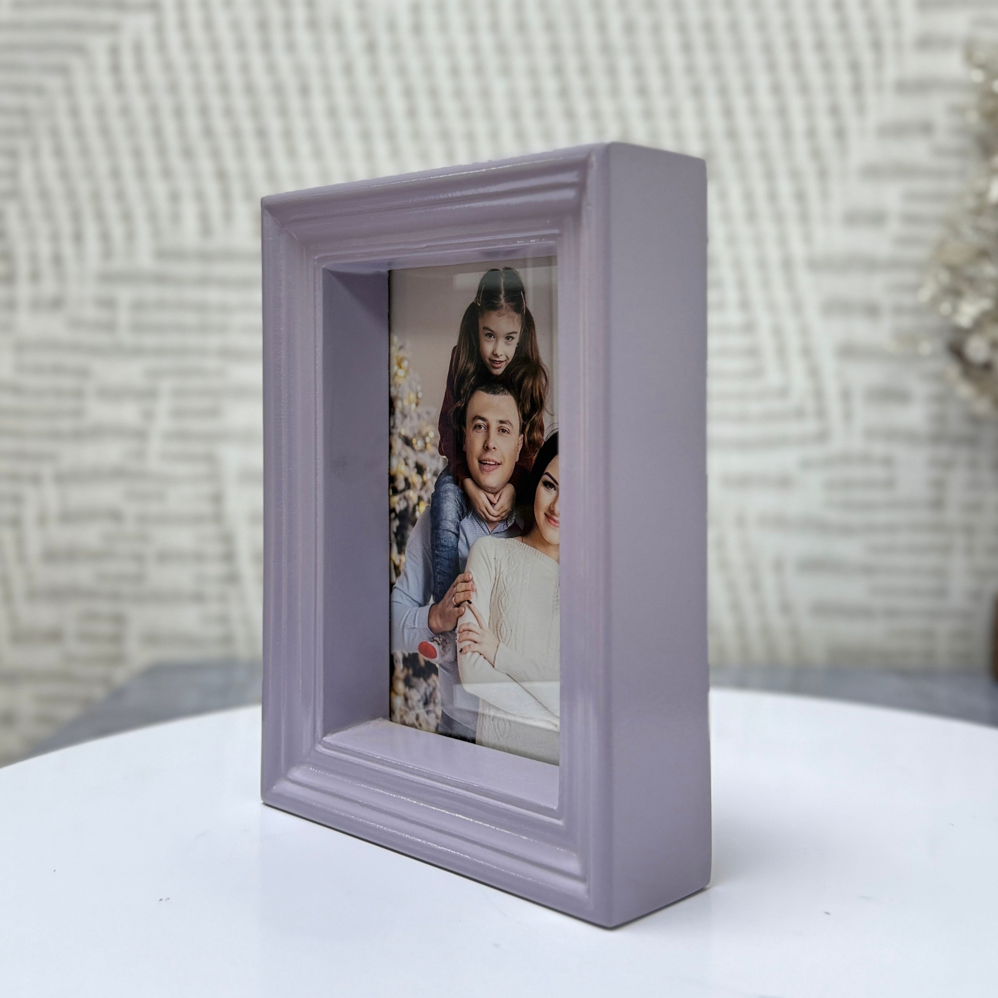 Light Purple 3D Photo Frame