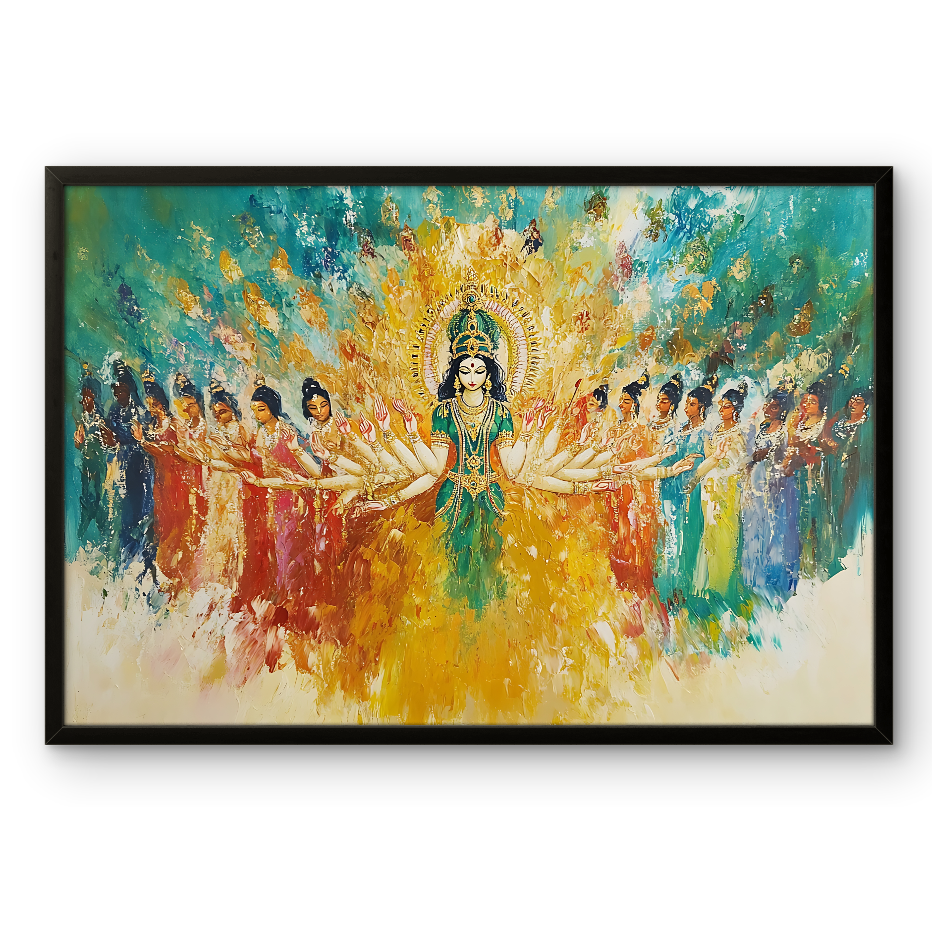 Abstract Goddess Art