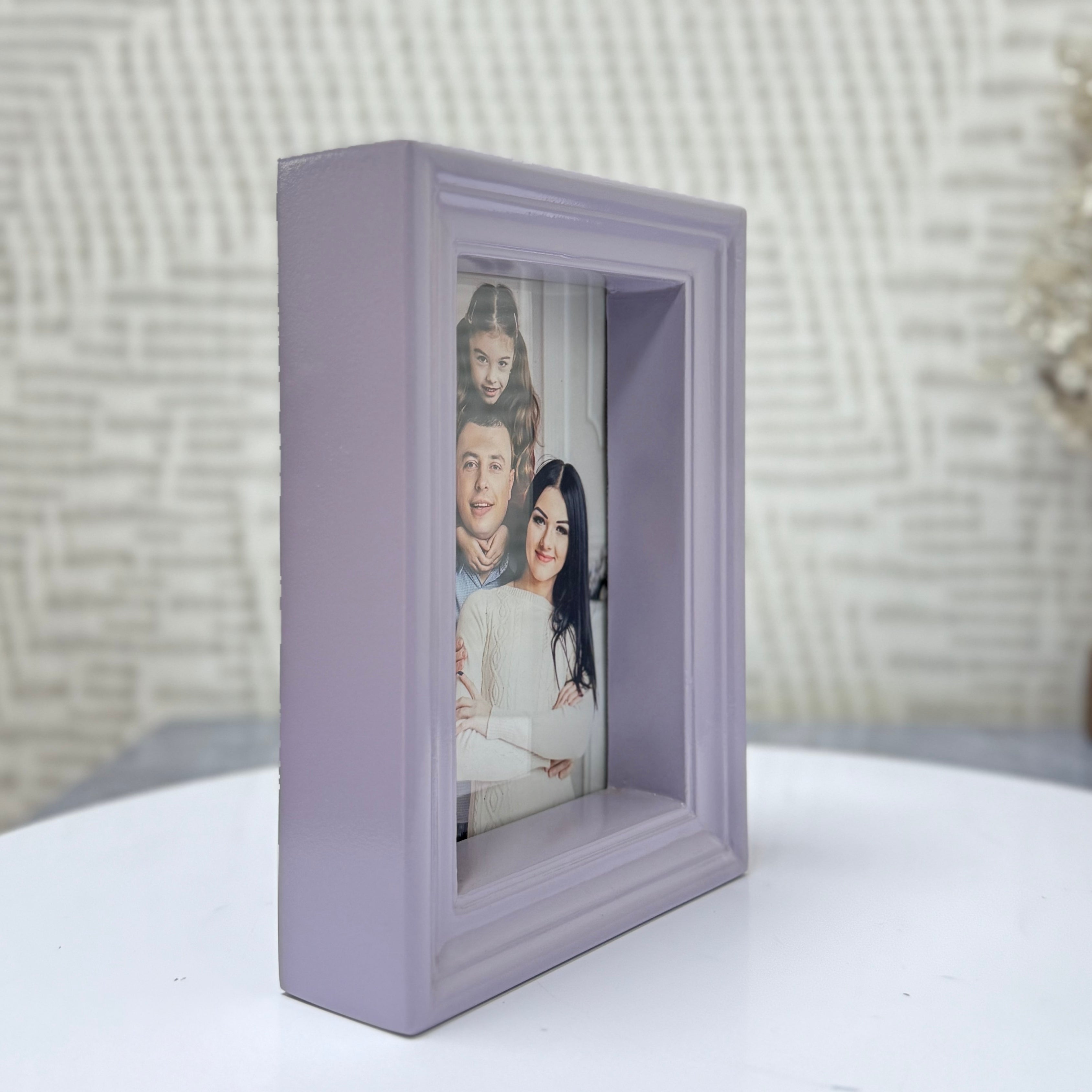 Light Purple 3D Photo Frame