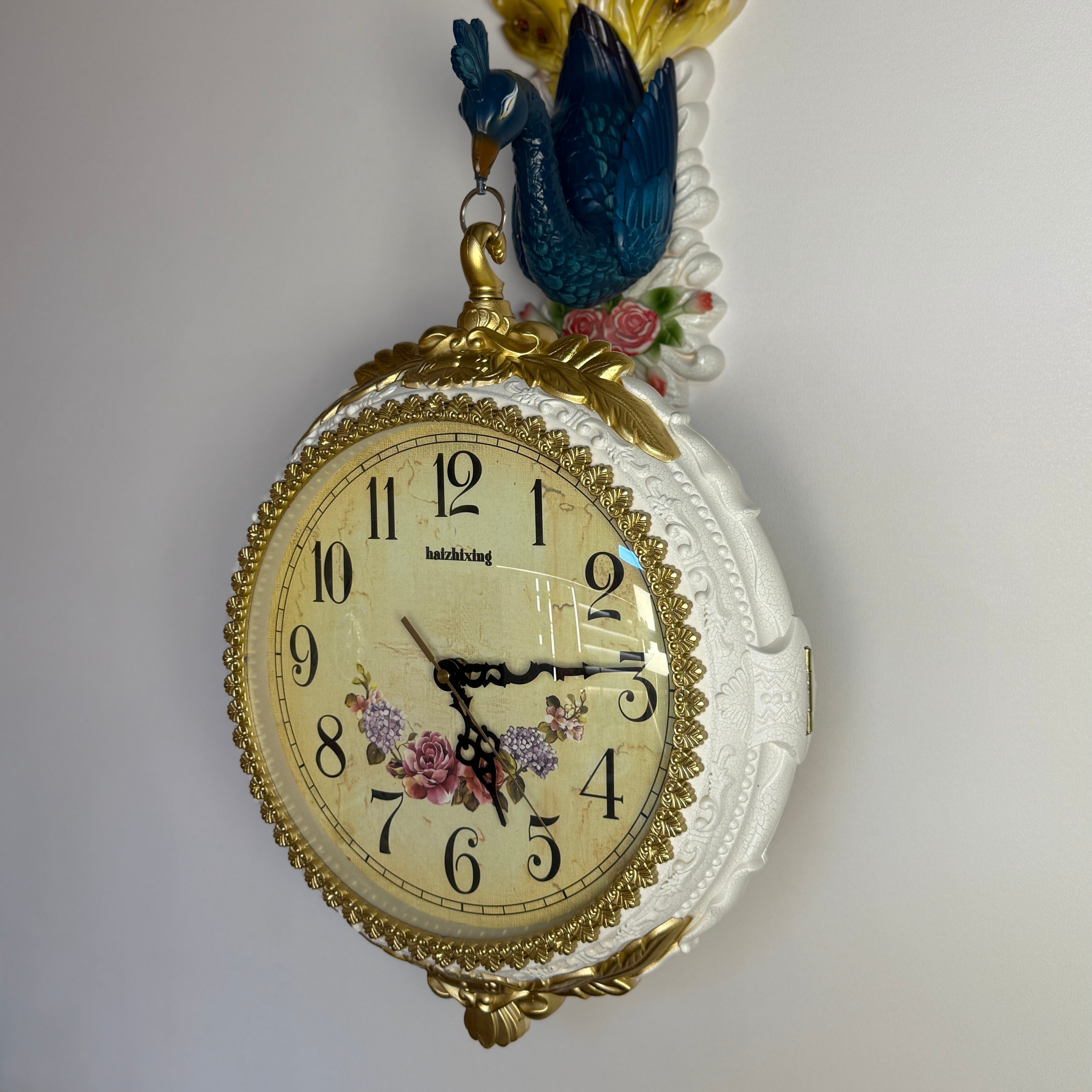 Heritage Peacock Wall Clock