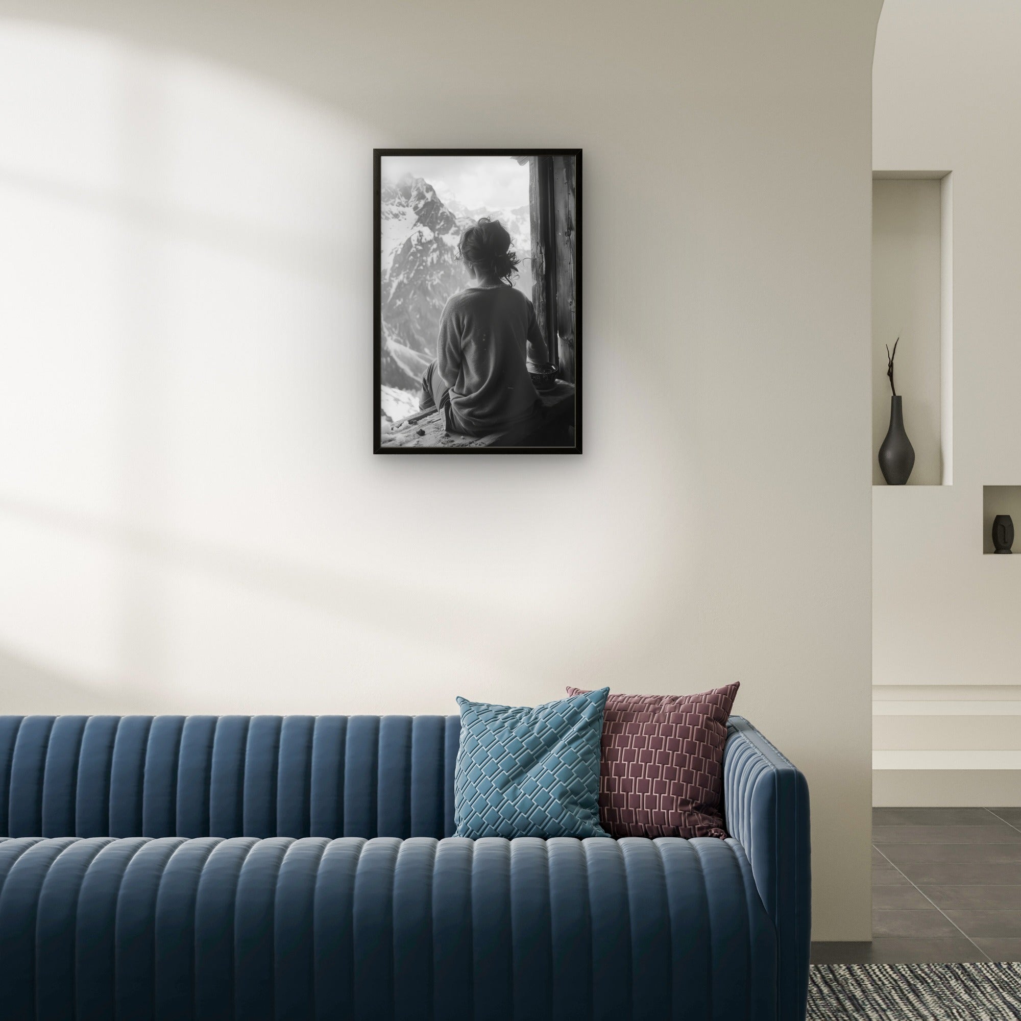 Silent Gaze in Mountains