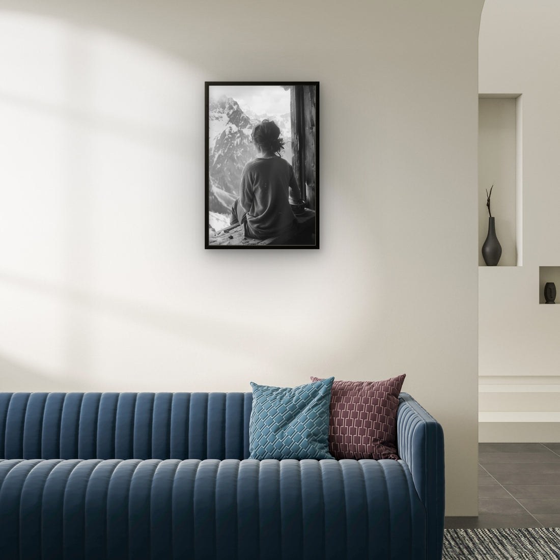 Silent Gaze in Mountains