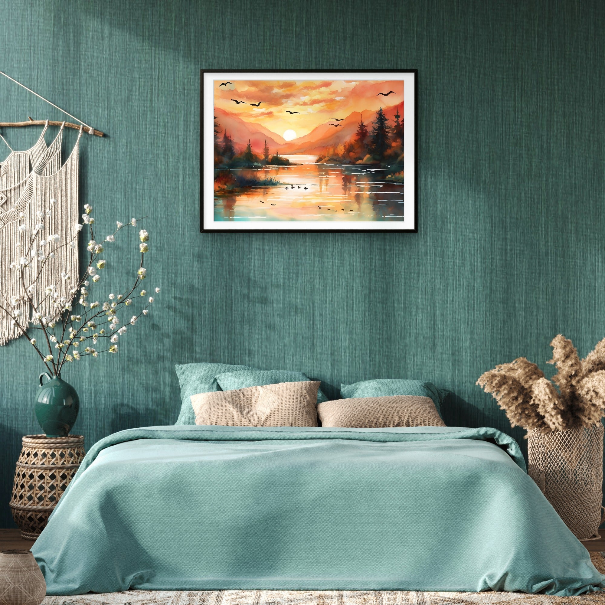 Birds over the River