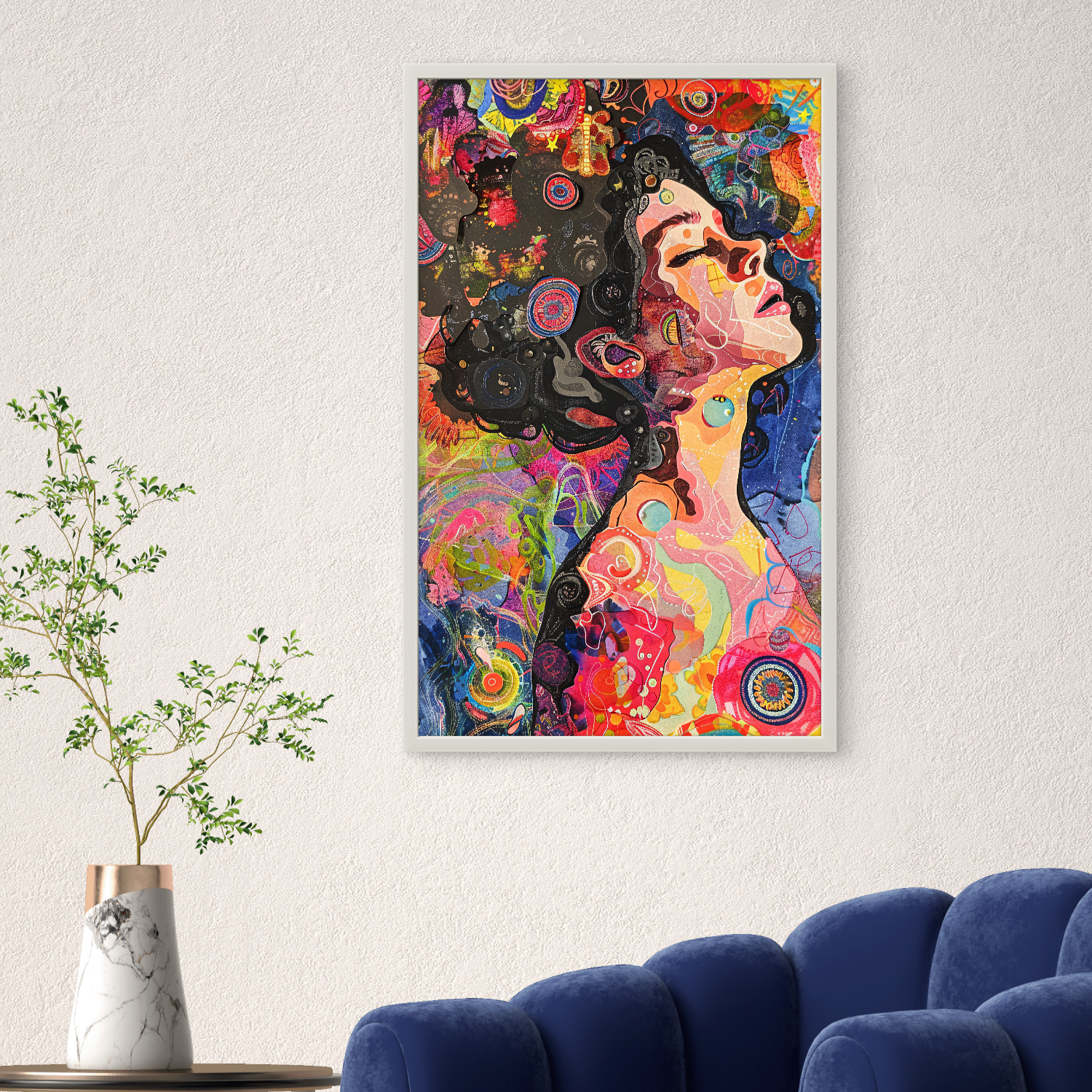 Colourful Lady Abstract