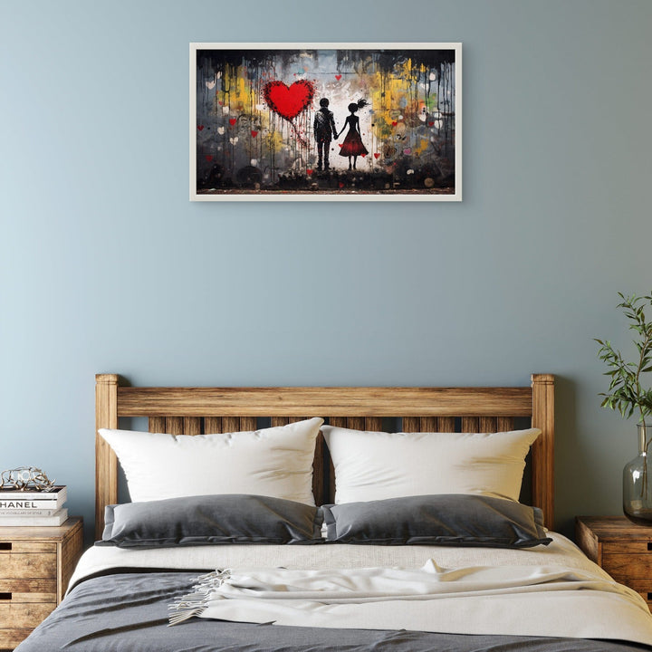 Dark couple with Heart