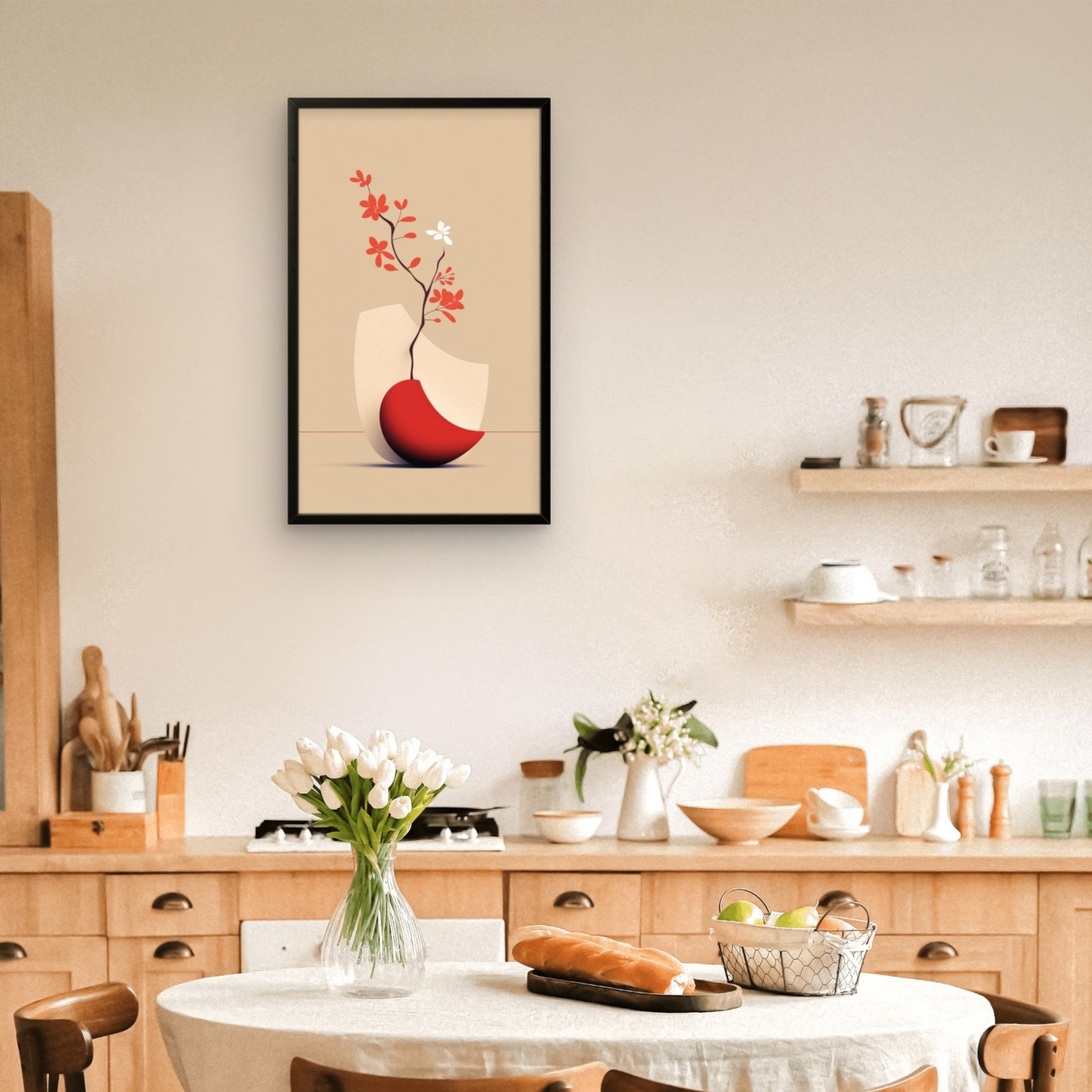 Minimal Bloom Canvas