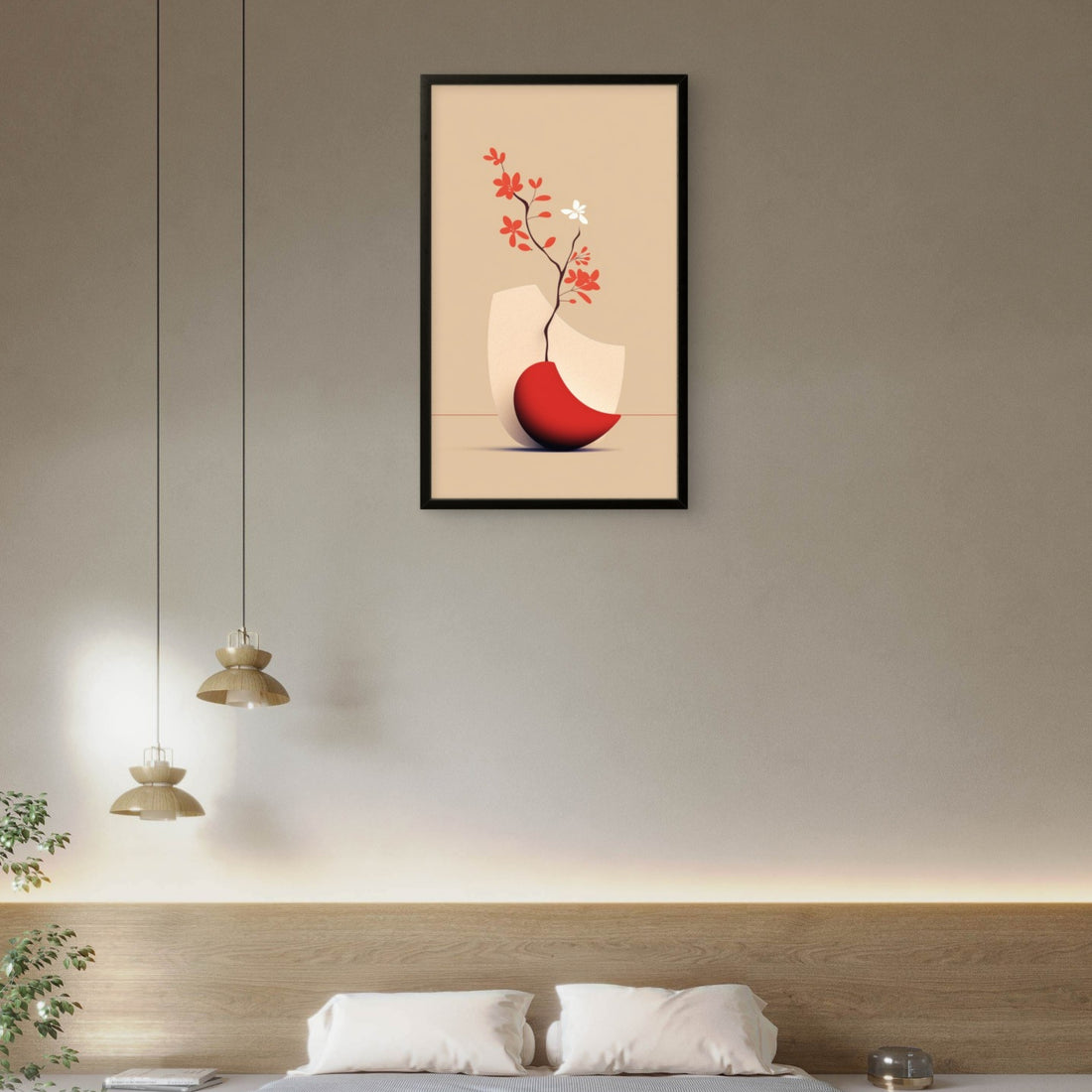 Minimal Bloom Canvas
