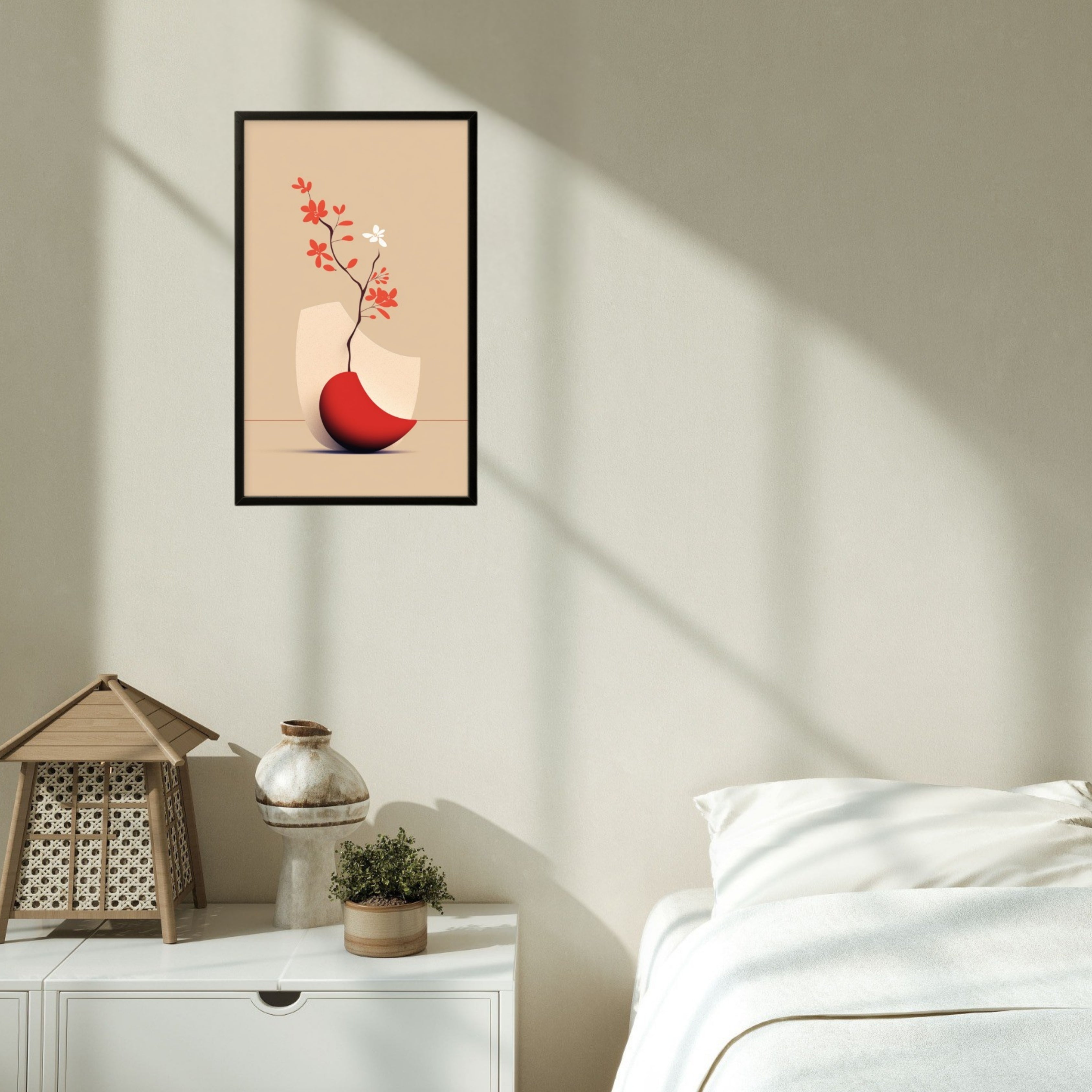 Minimal Bloom Canvas