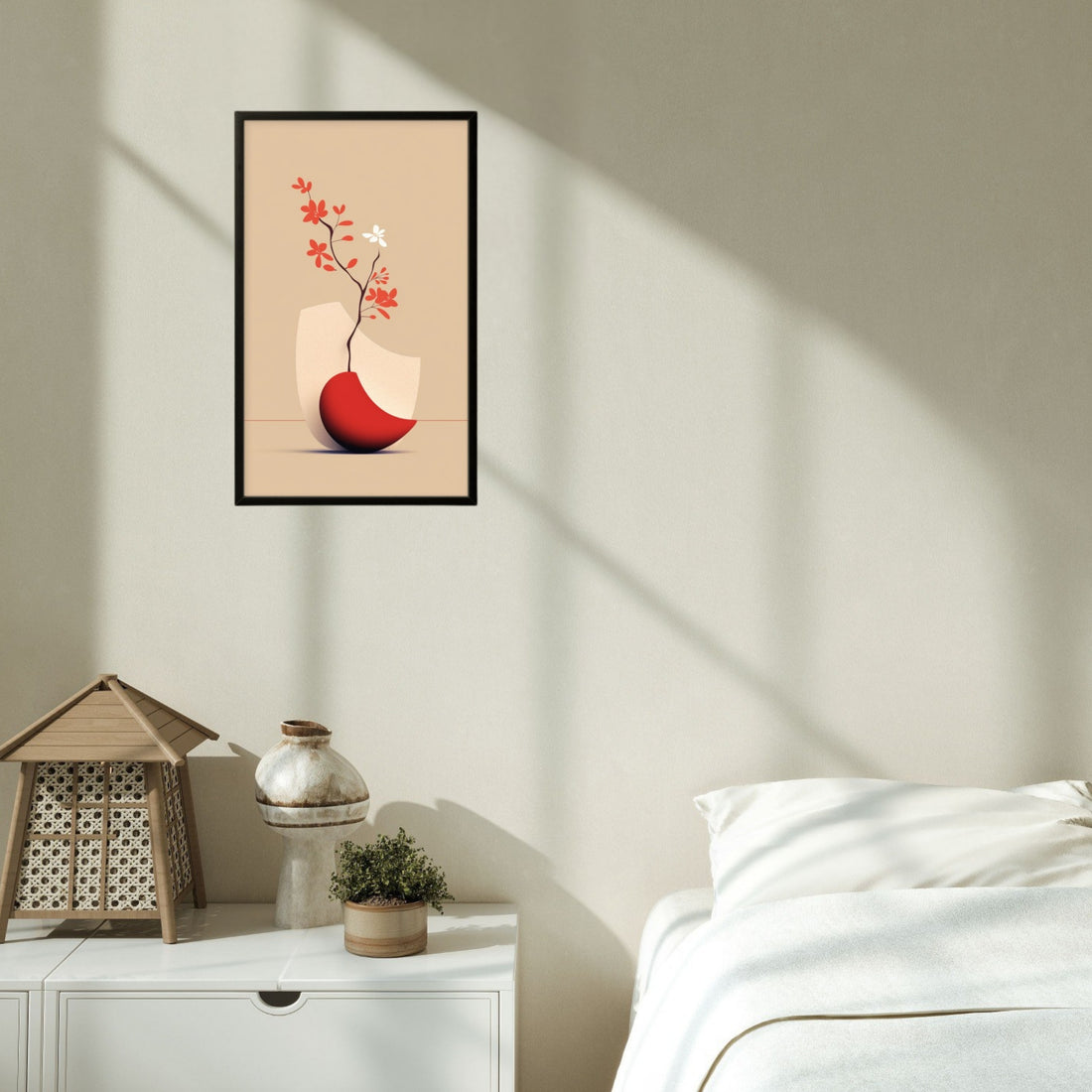 Minimal Bloom Canvas