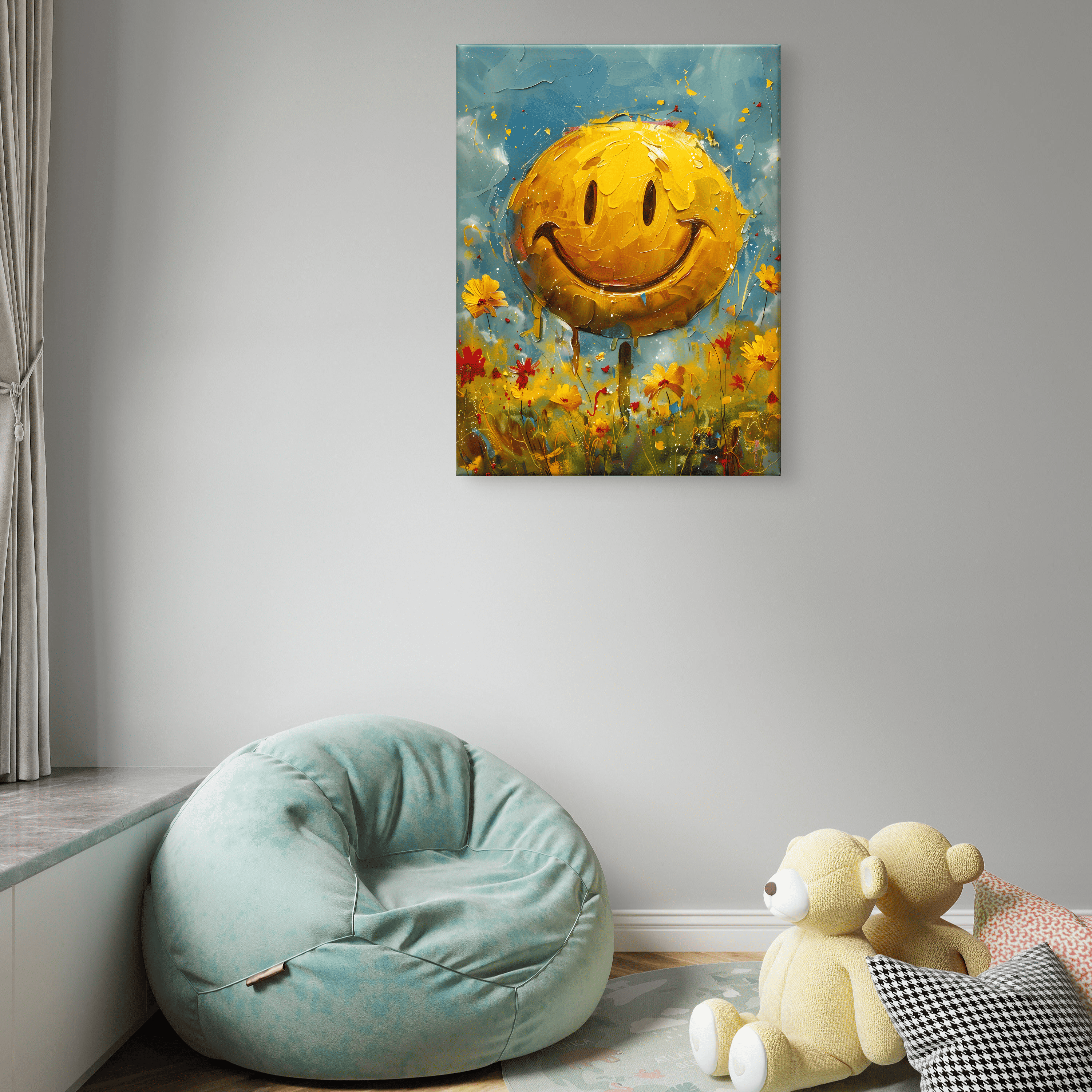 Smiley Flower - Frugal Carts