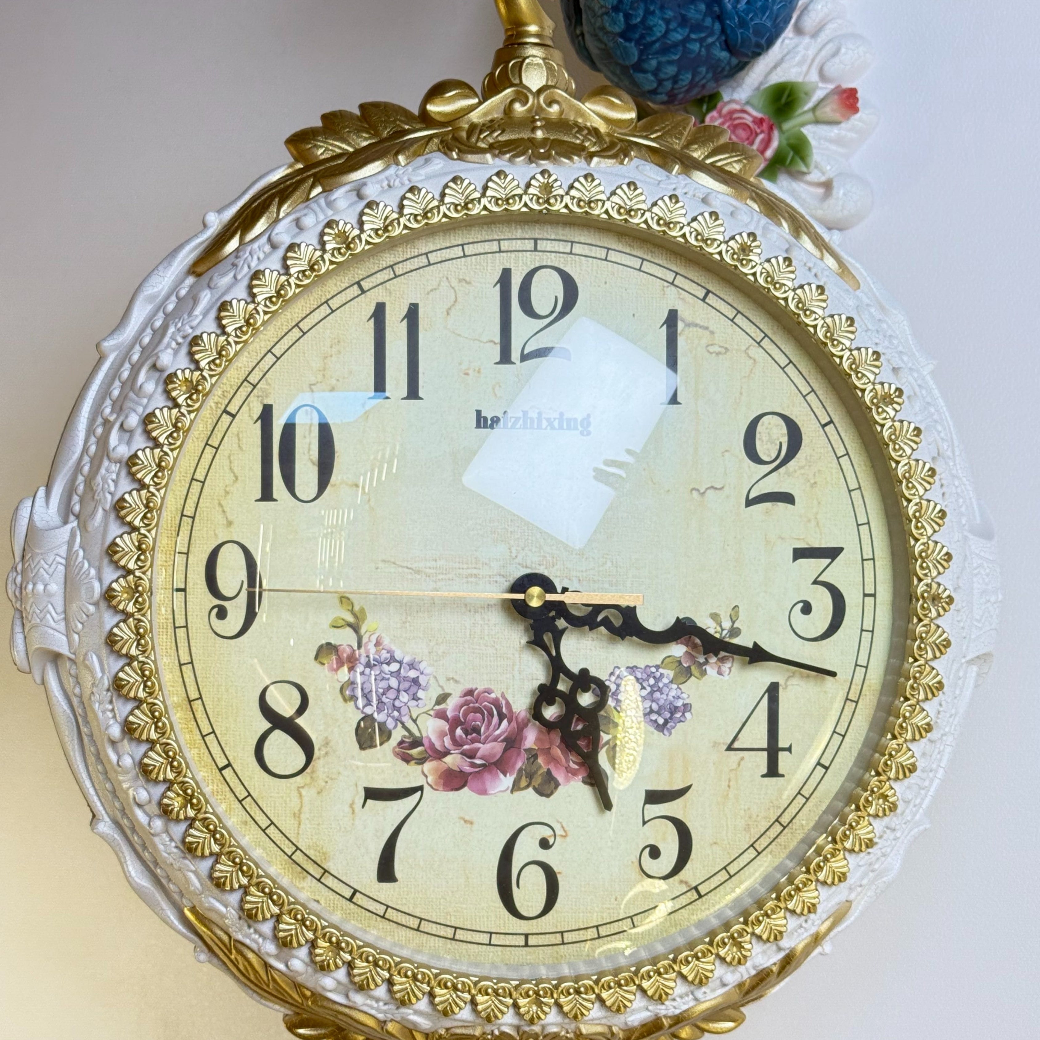 Heritage Peacock Wall Clock