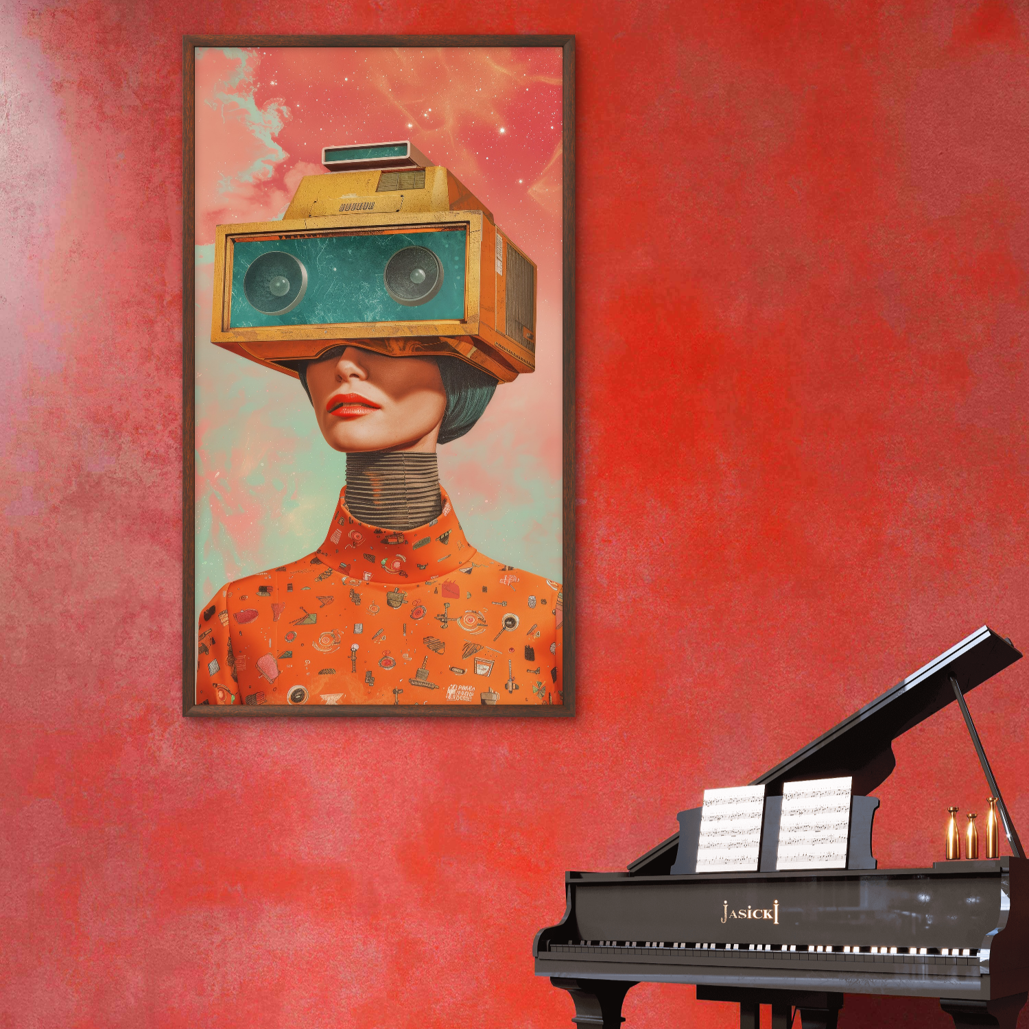 Colourful Future Woman