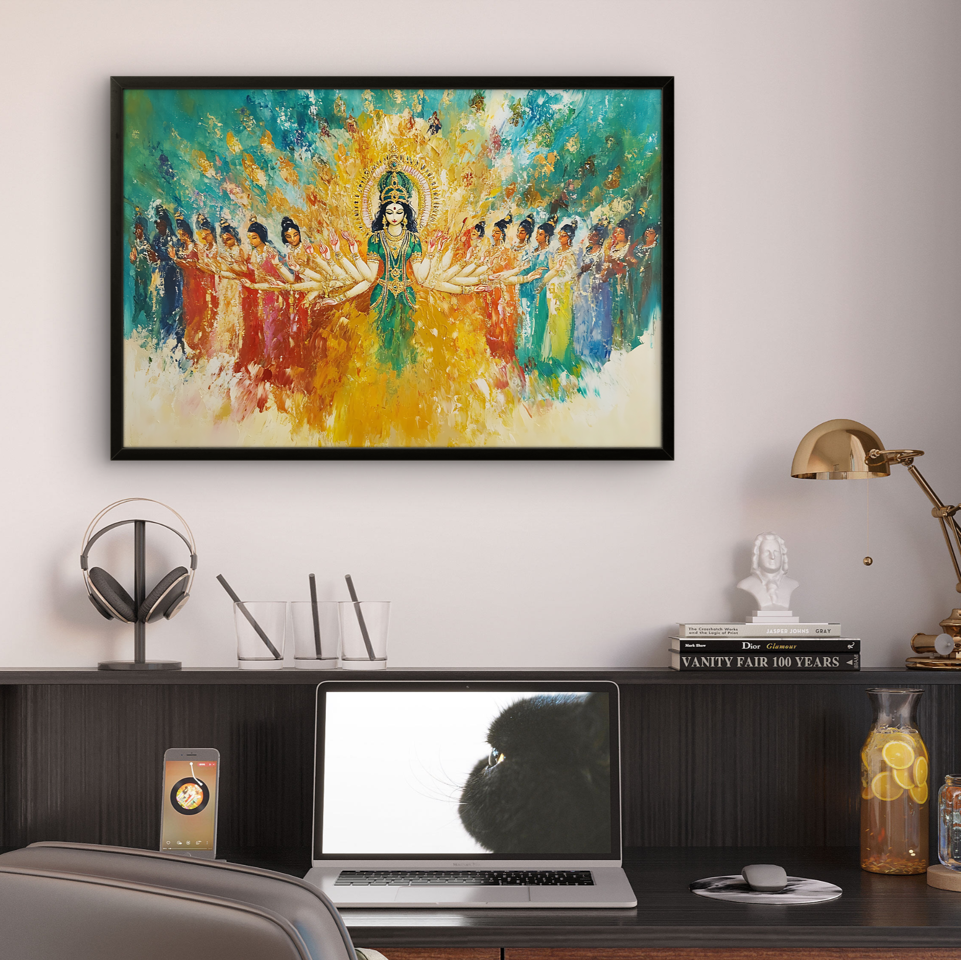 Abstract Goddess Art