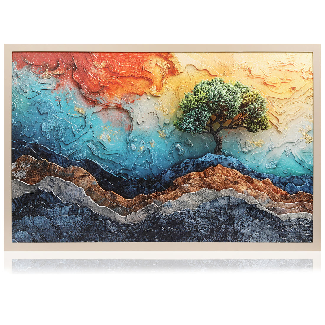 Real Feel Abstract Tree art Luxury Painting on Canvas