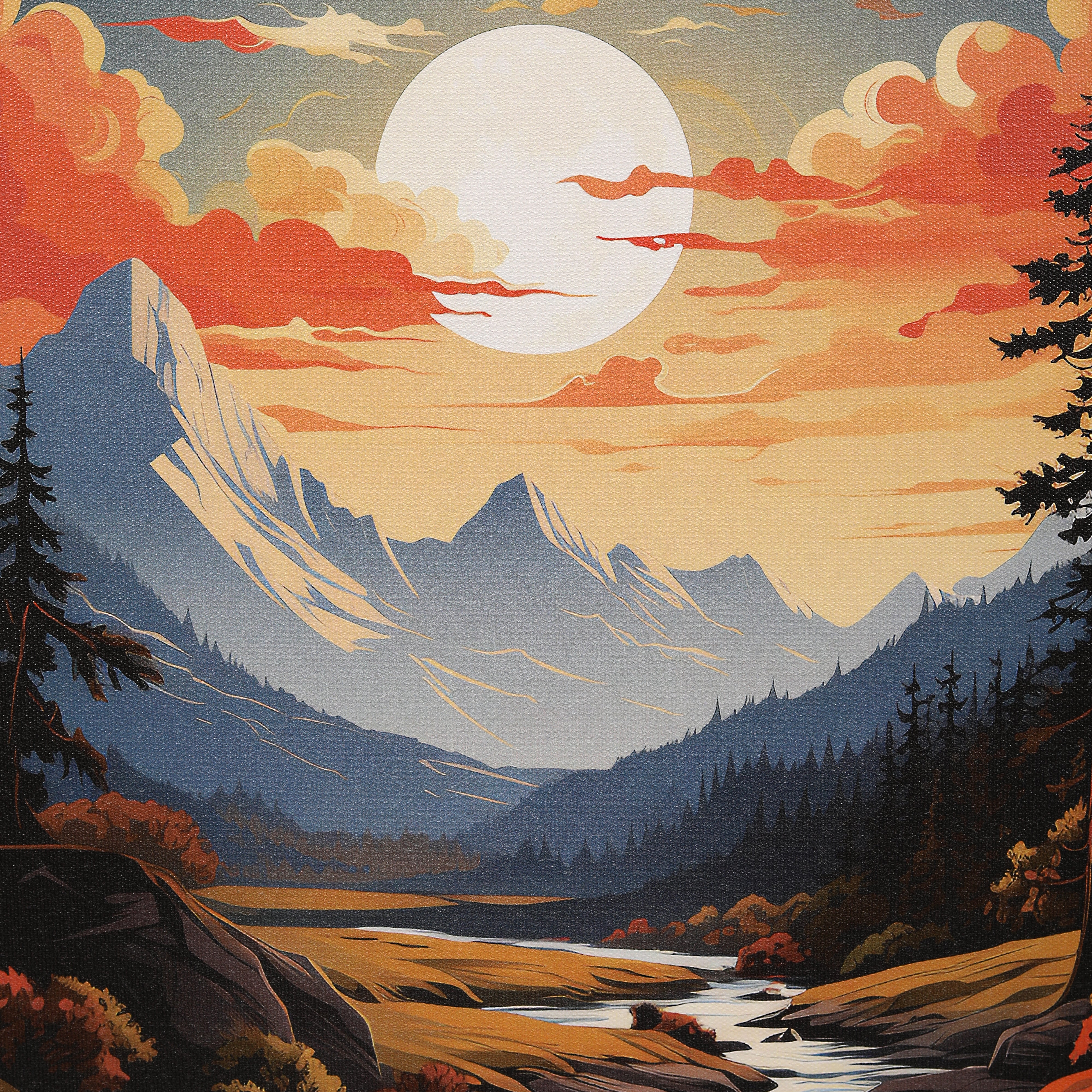 River in the Mountains