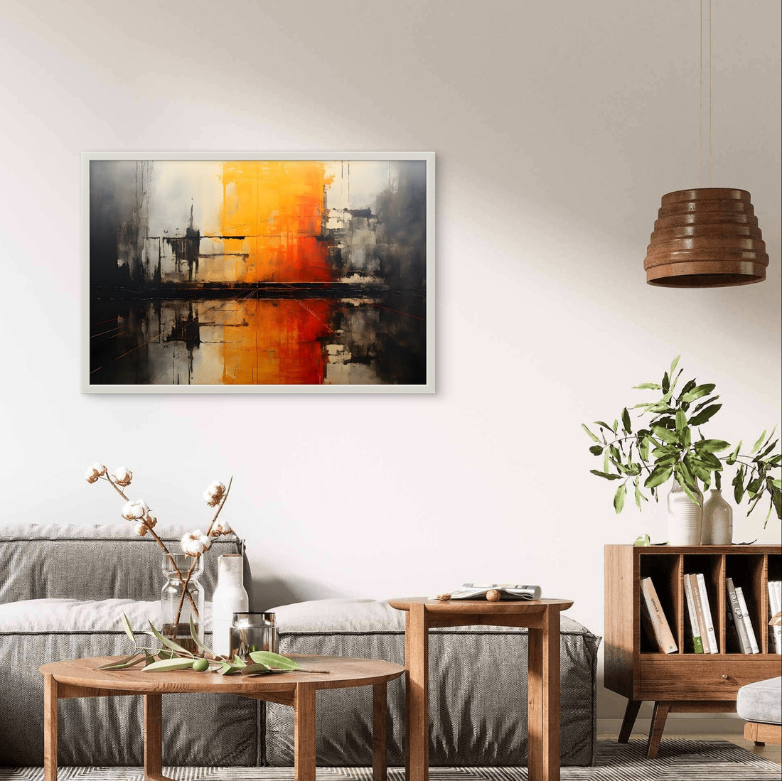 Dark with Highlight Wall Art - Frugal Carts