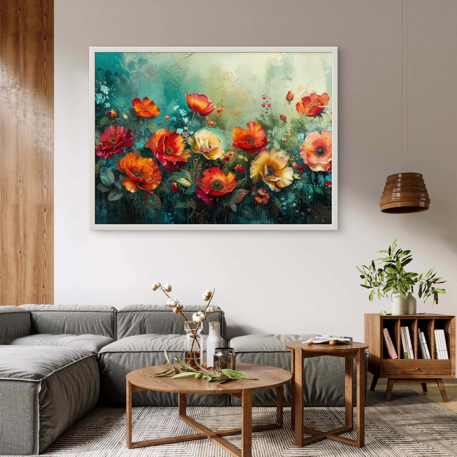 Colourful Flowers Art