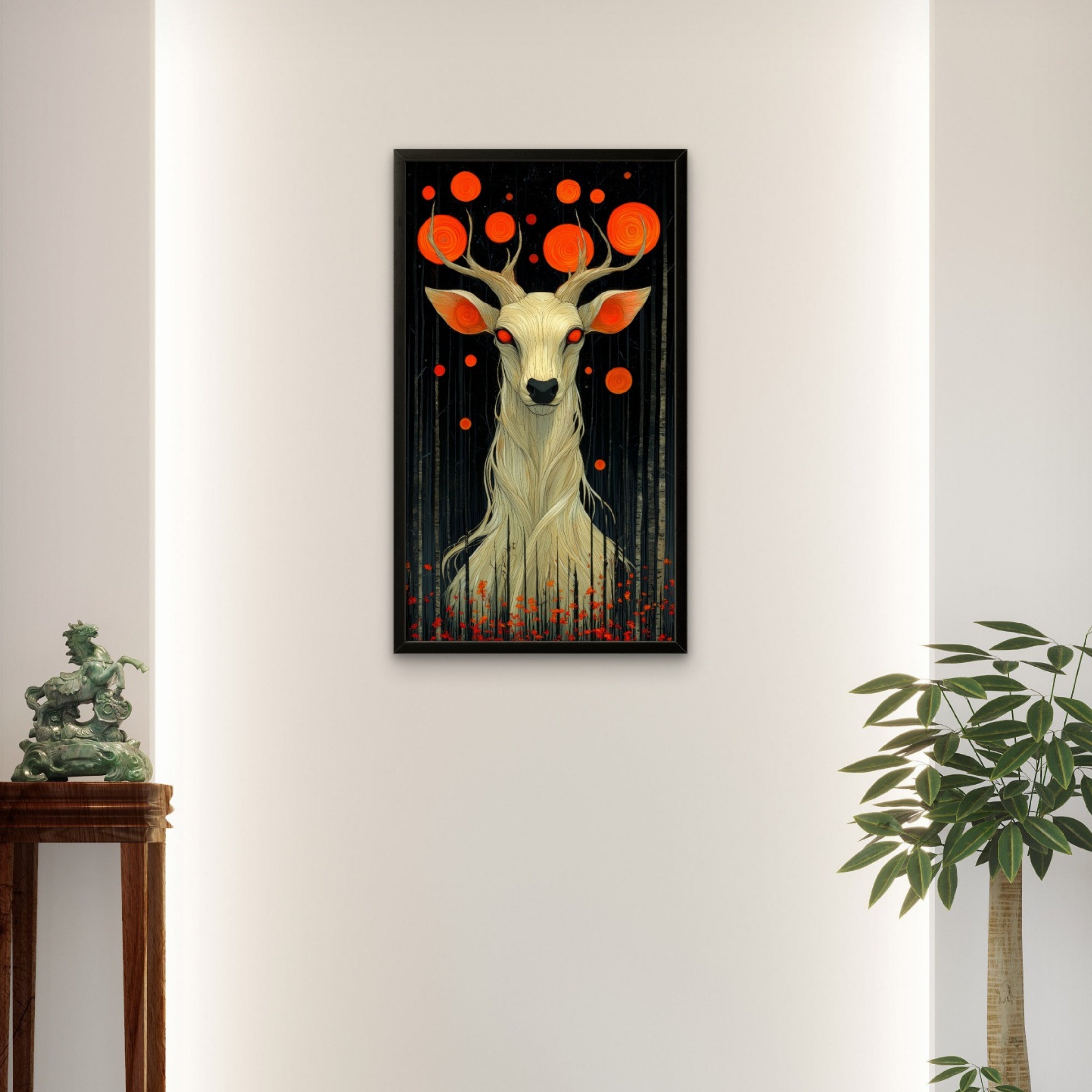 Midnight Stag Canvas