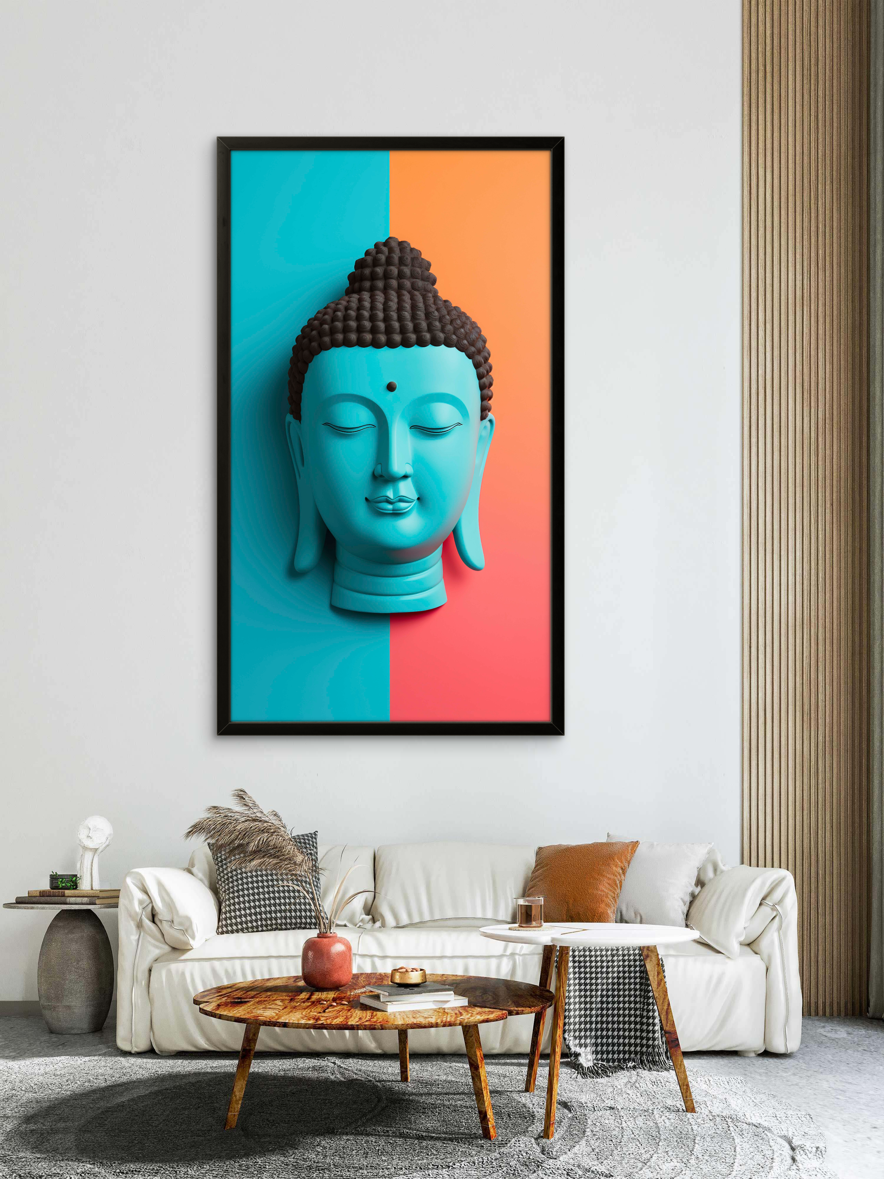 Gautam Buddha Real Feel Peace art on Canvas