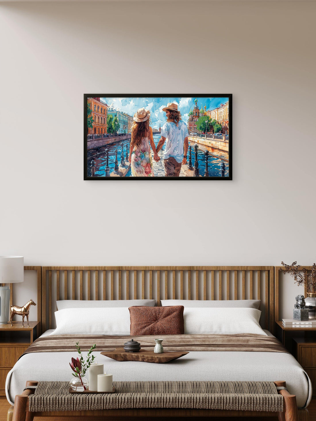 Watercolour Couple Art