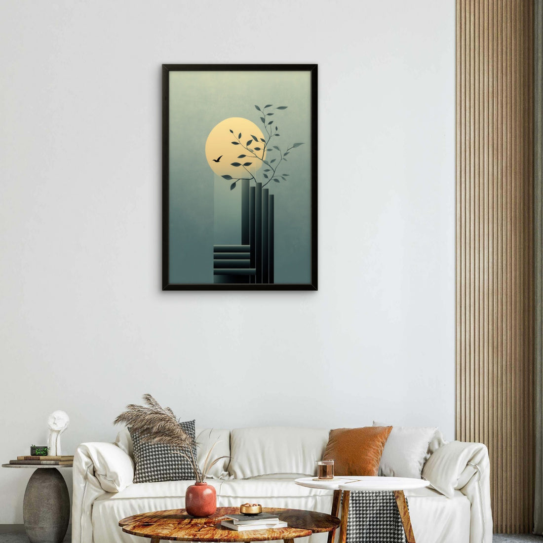 Moonlight Lunar calm Serenity Canvas