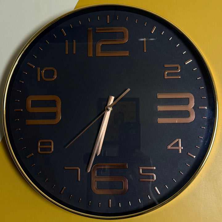 Copper Timeless Numerical Wall Clock